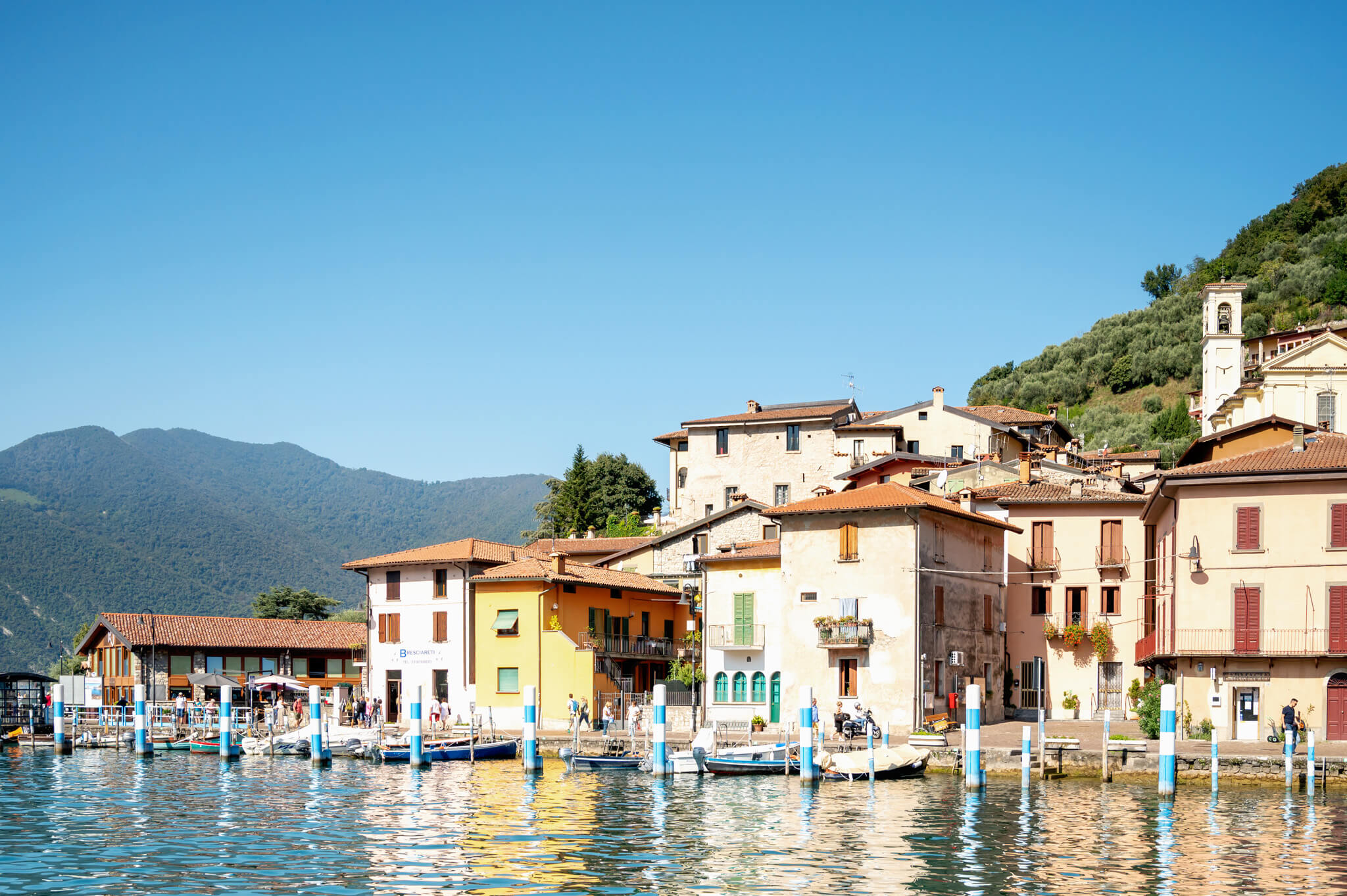 Monte Isola on Lake Iseo Italy