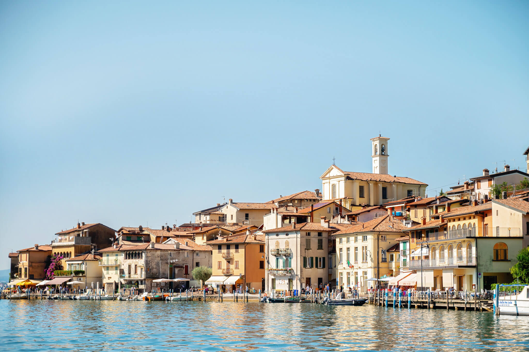 Monte Isola on Lake Iseo Italy