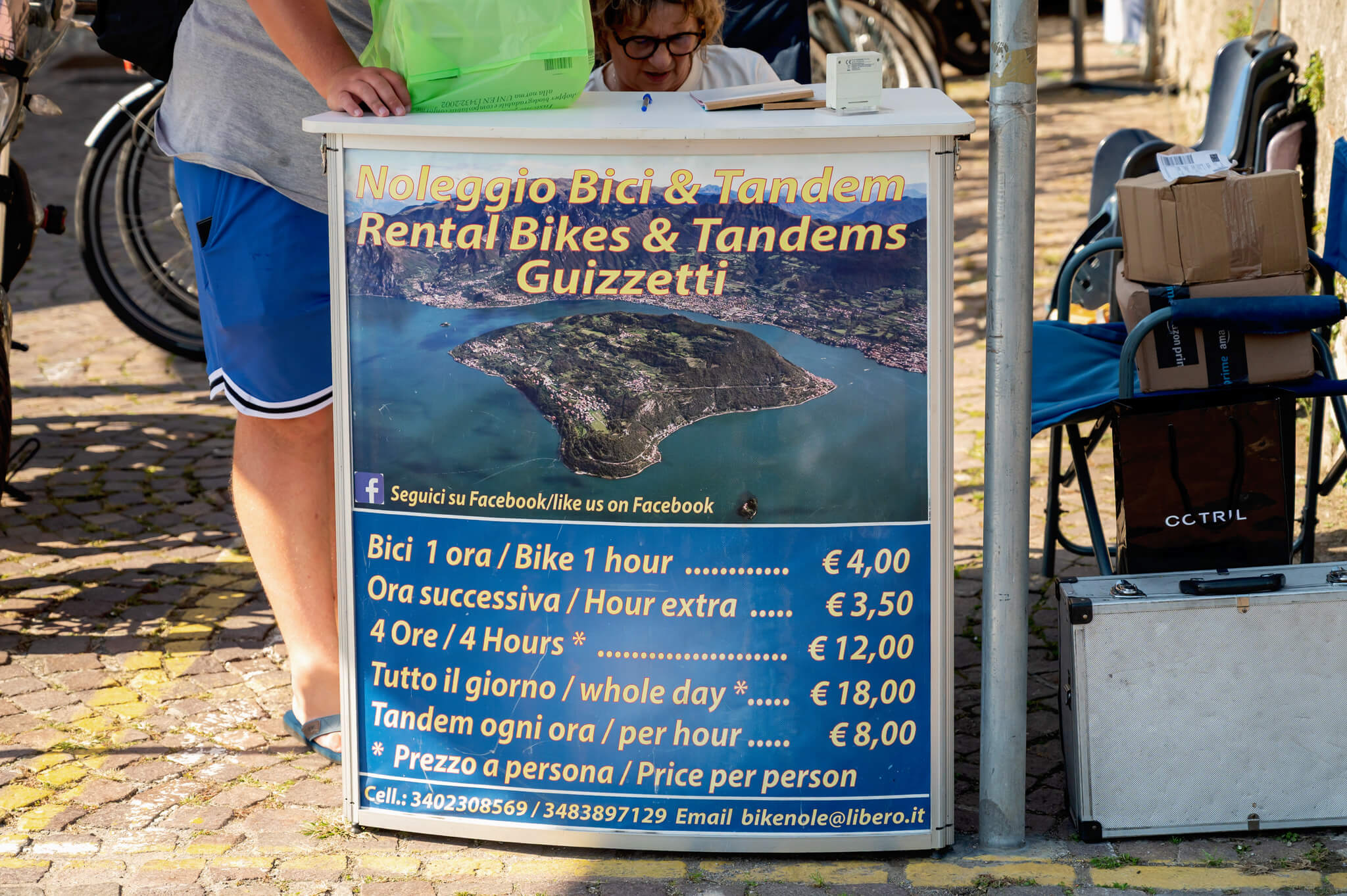 Bikes in Monte Isola