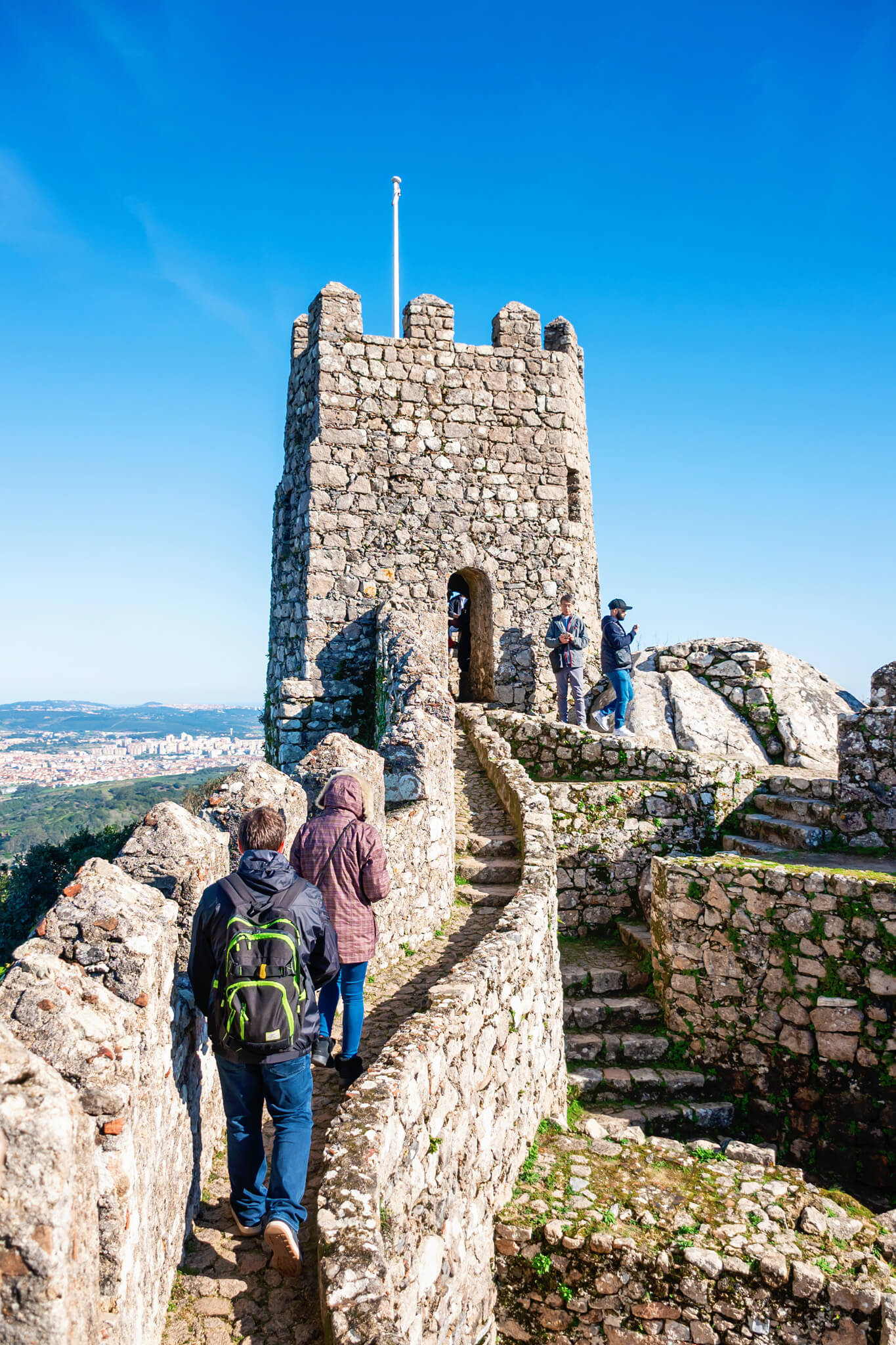Moorish Castle in Sintra Portugal