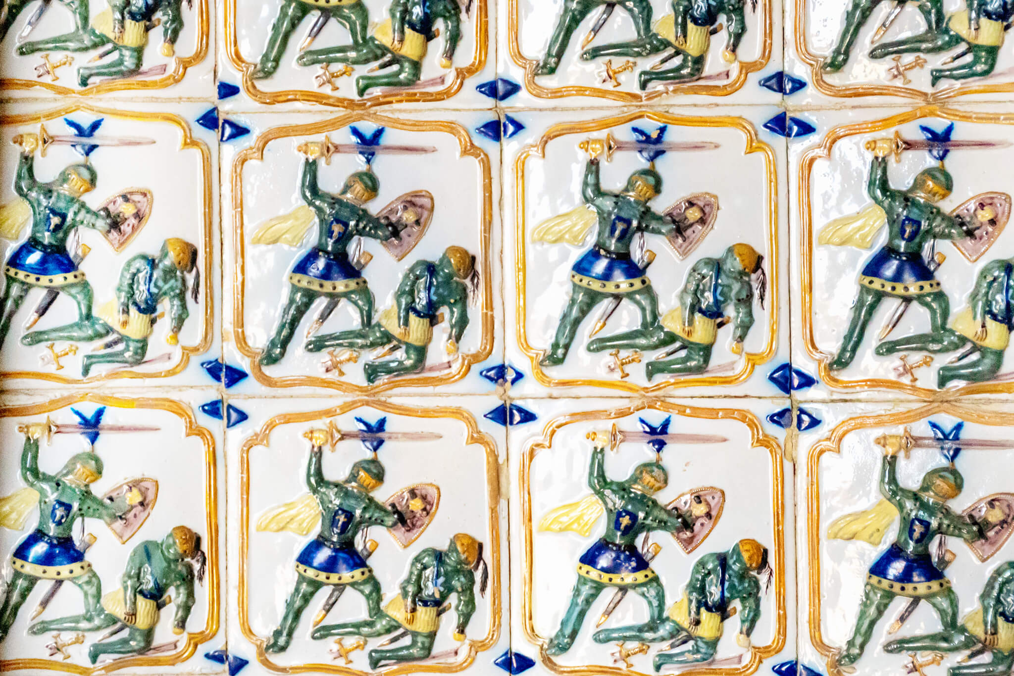 Pena Palace in Sintra Portugal Tiles