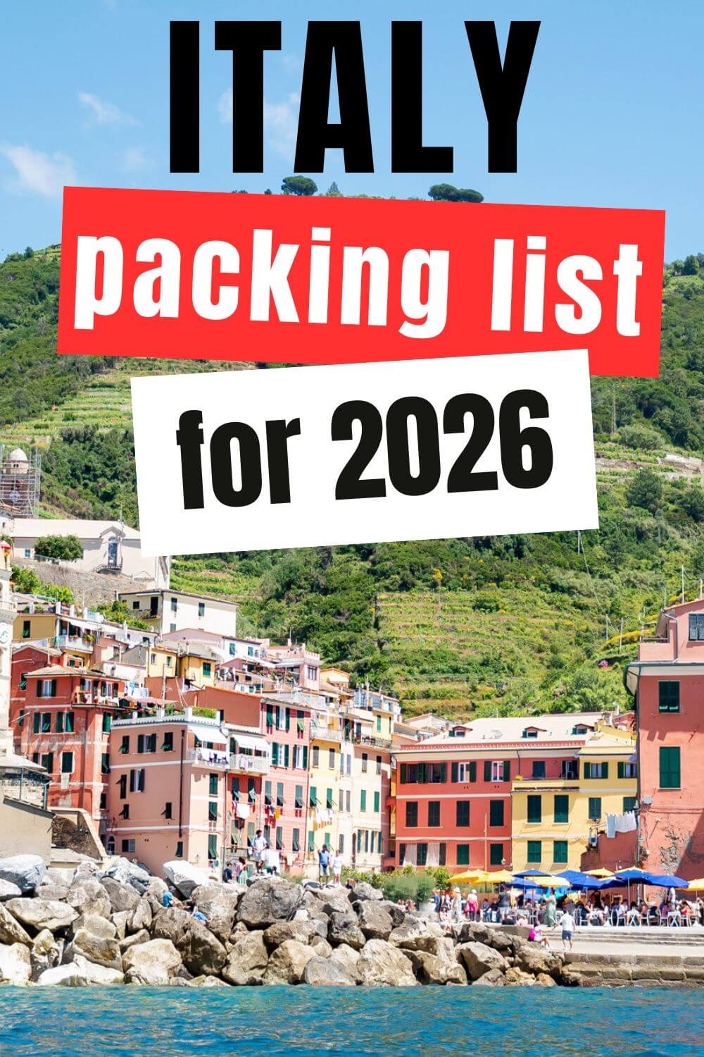 2026 Italy Packing List