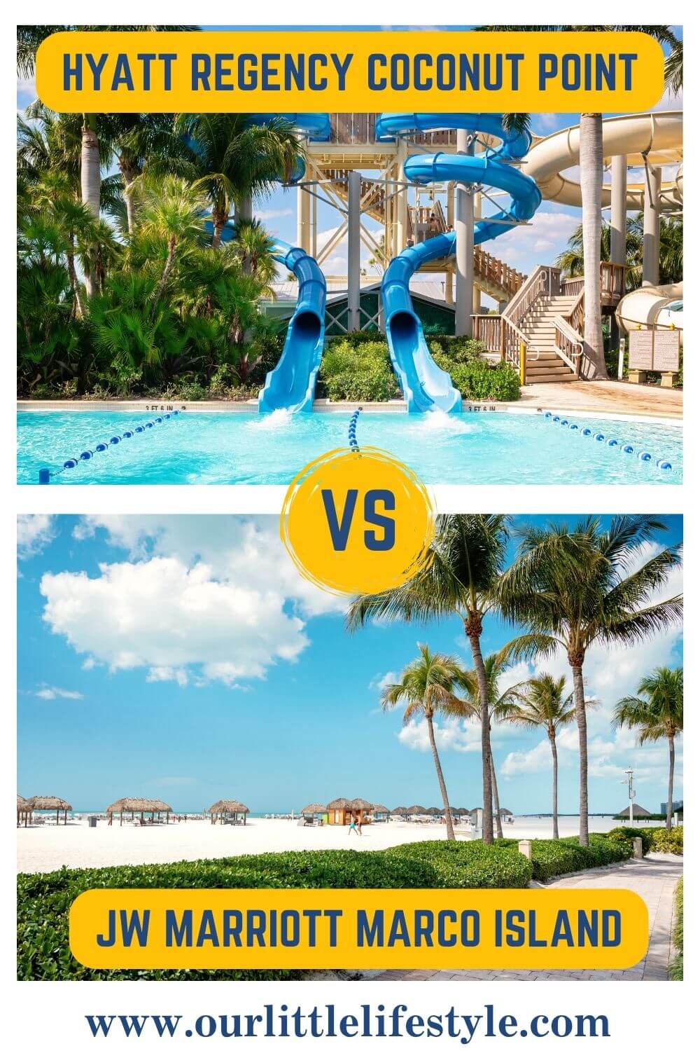 Hyatt Regency Coconut Point vs JW Marriott Marco Island 2026