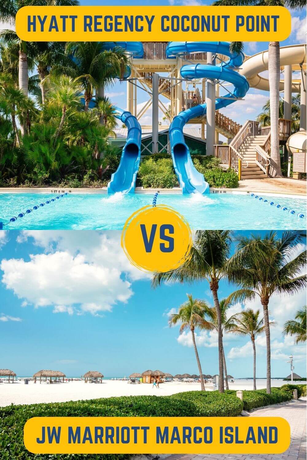 Hyatt Regency Coconut Point vs JW Marriott Marco Island