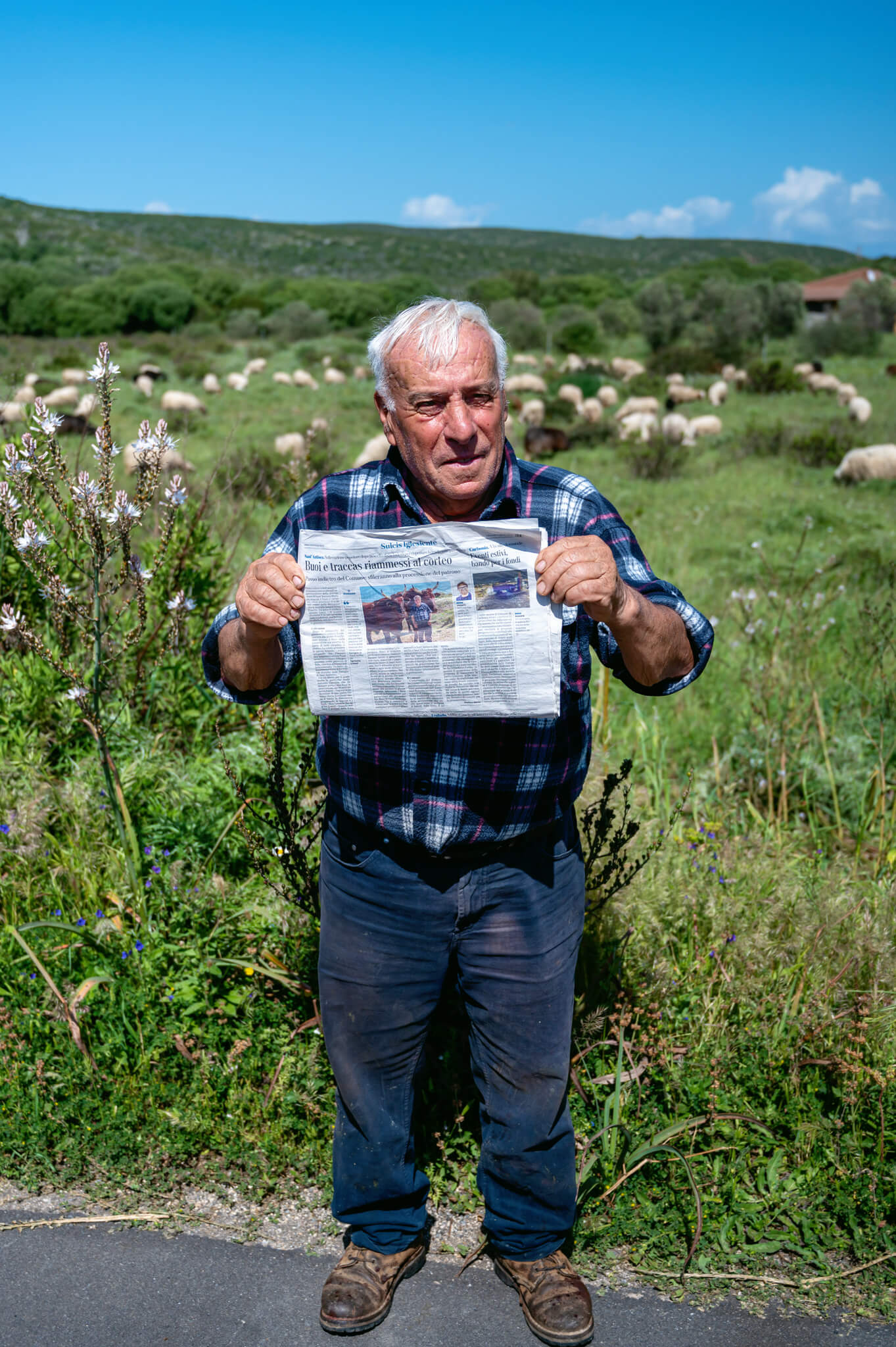 Farmer Sant Antioco Sardinia Italy