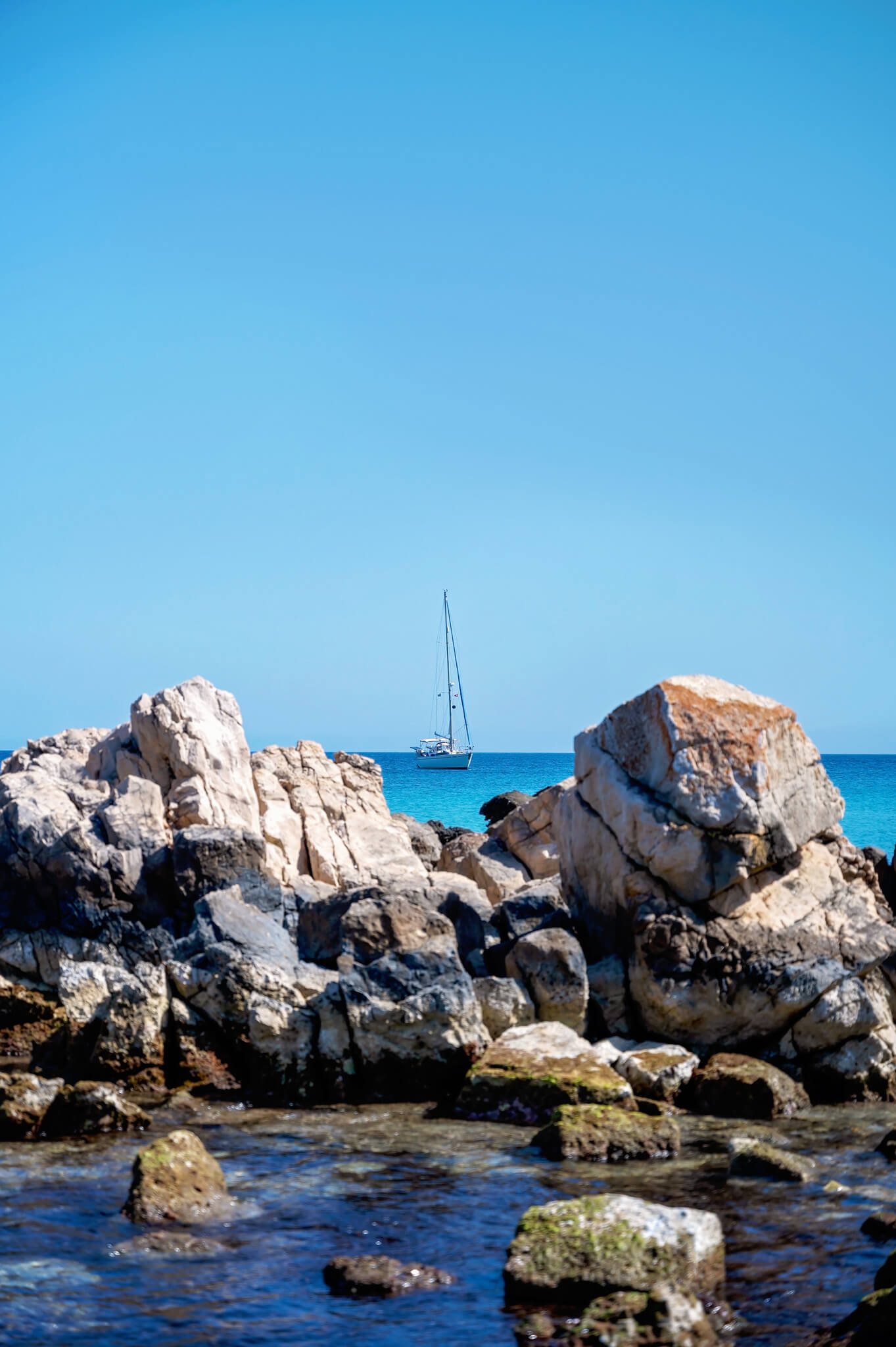 Beaches on Sant Antioco Sardinia Italy