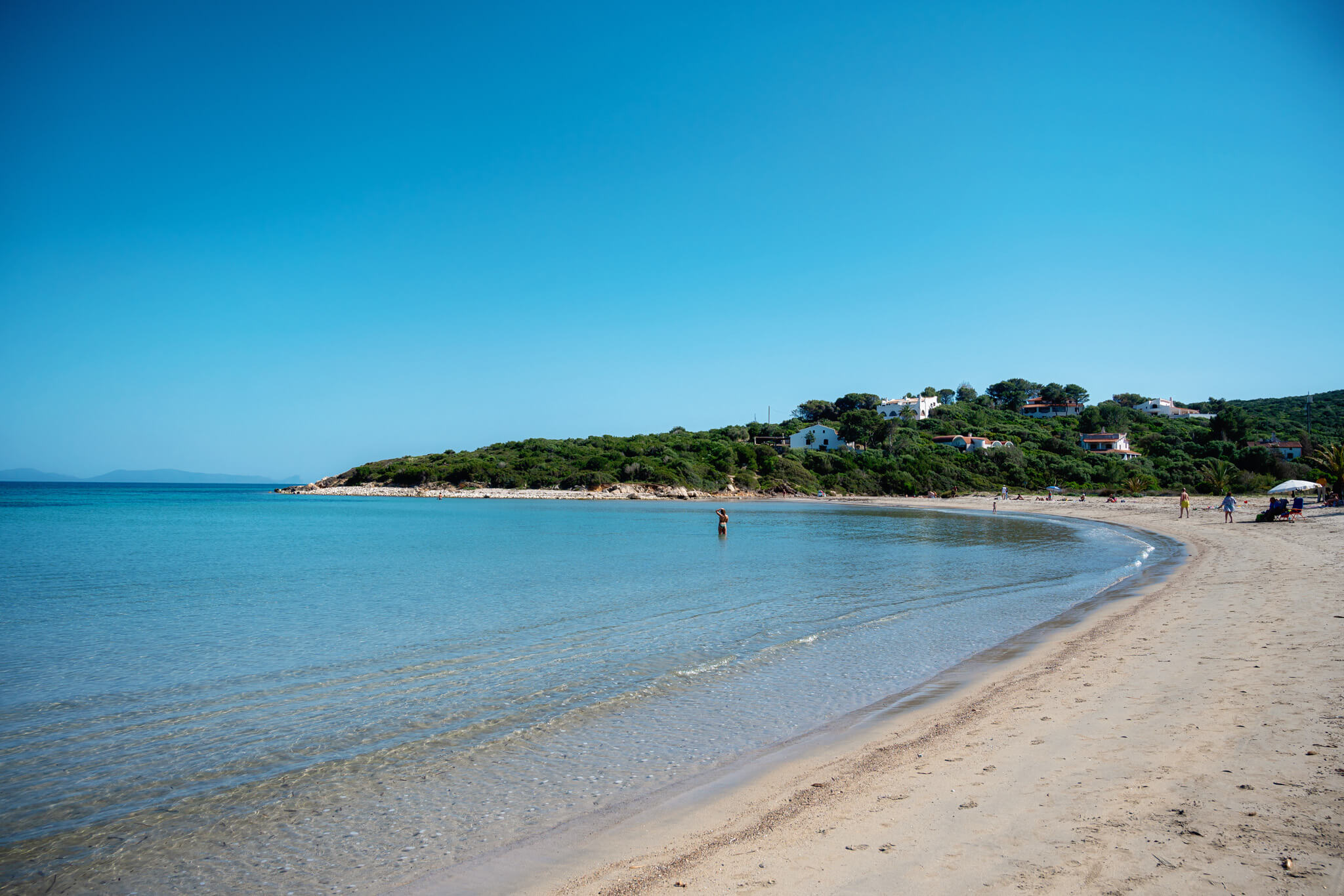 Beaches on Sant Antioco Sardinia Italy
