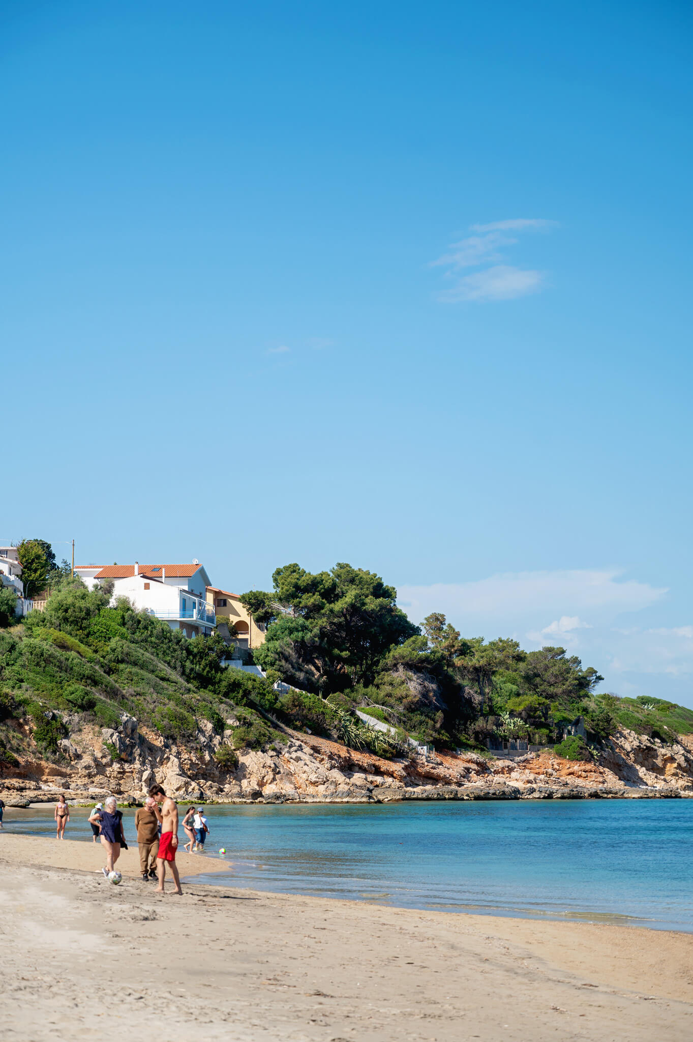 Beaches on Sant Antioco Sardinia Italy