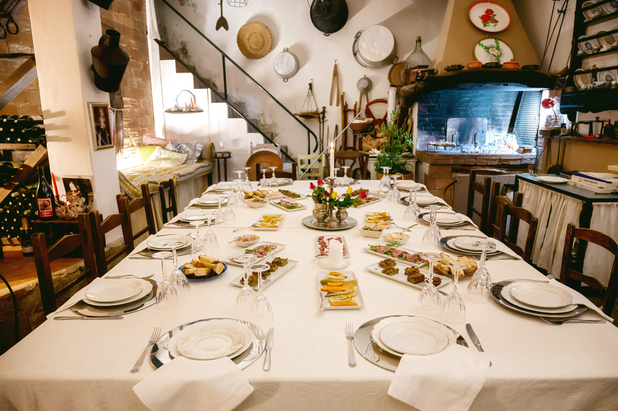 Home Dinner in Sant'Antioco Sardinia Italy
