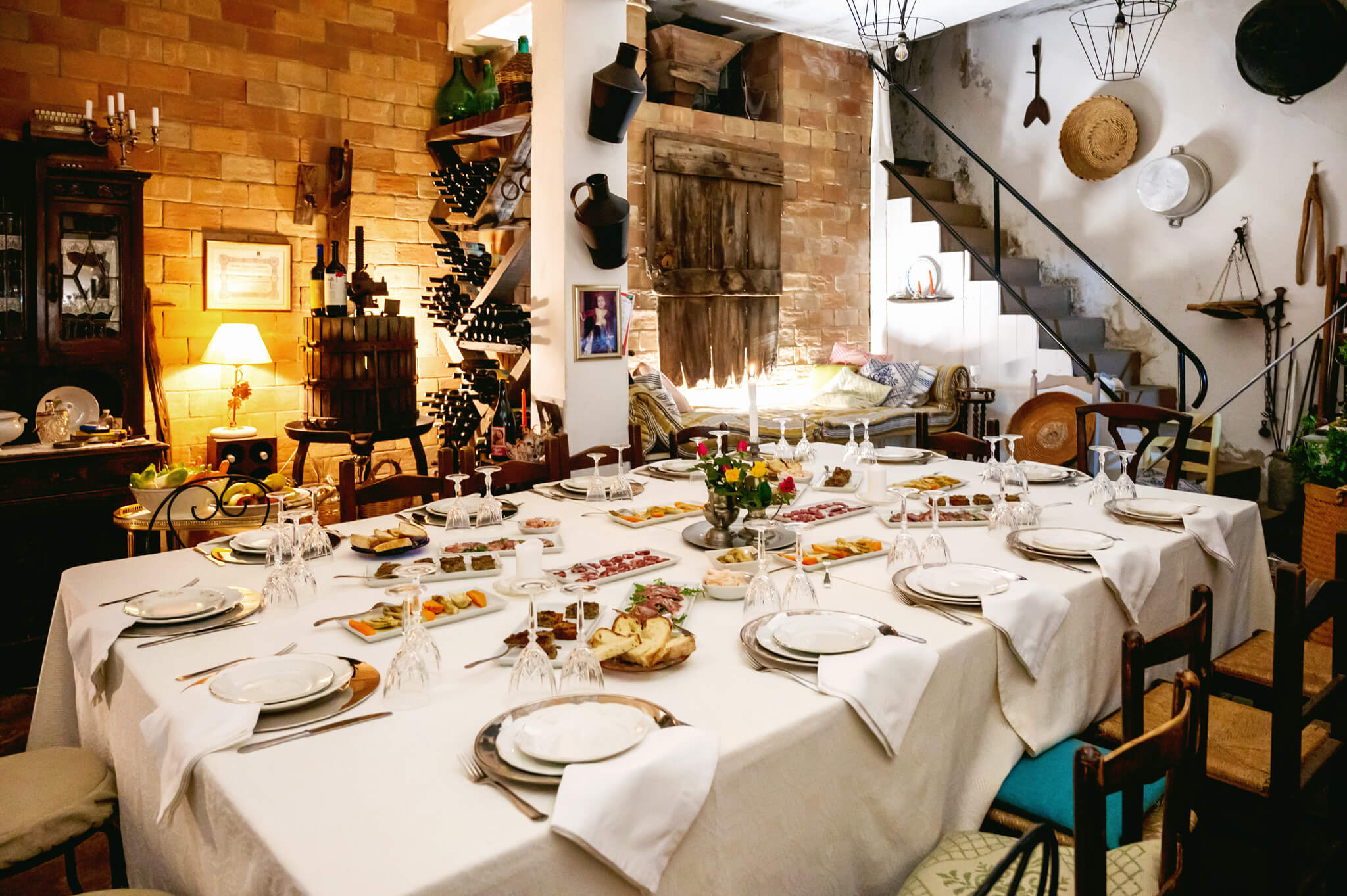 Home Dinner in Sant'Antioco Sardinia Italy