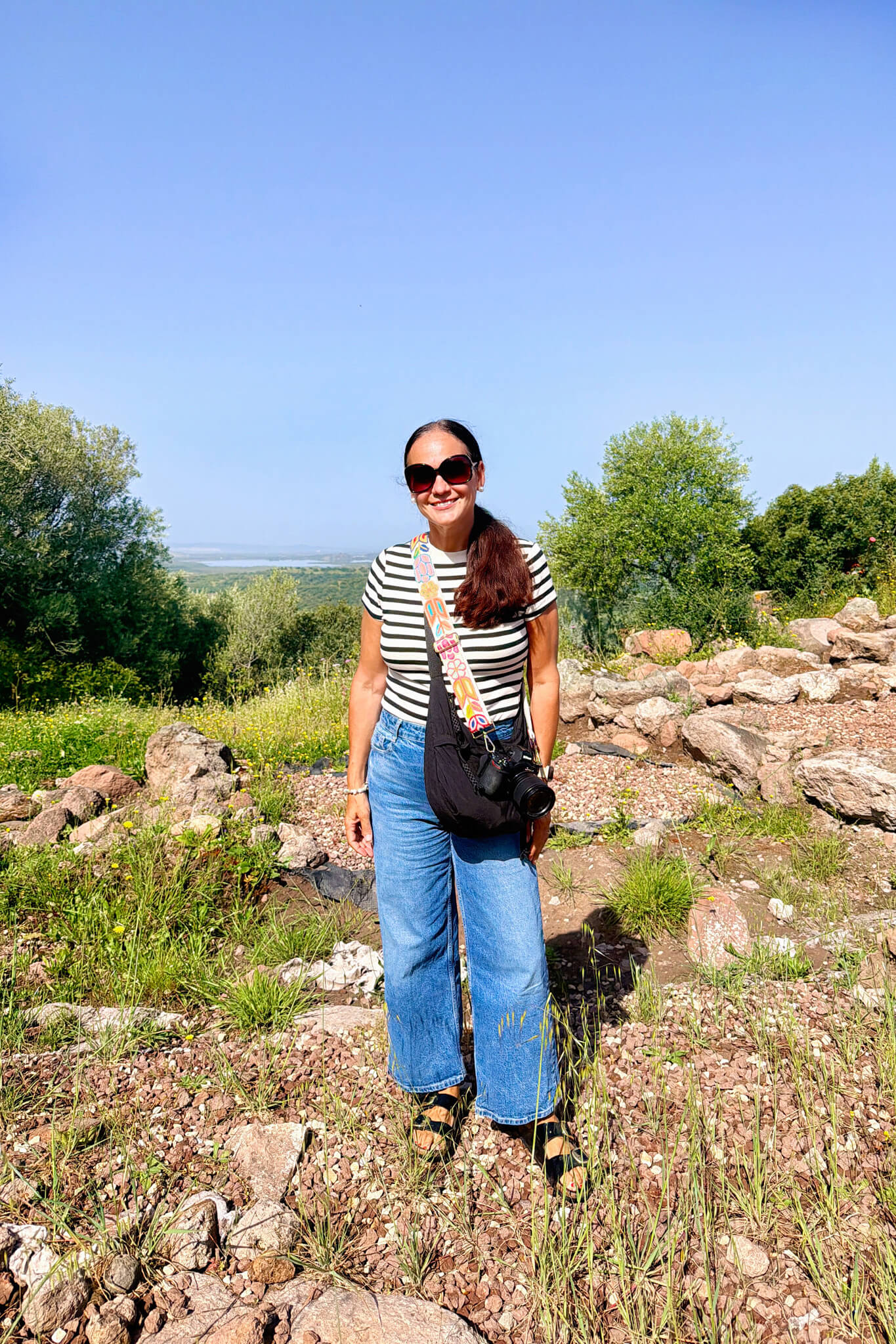 Me standing at an archeological site in Southwest Sardinia