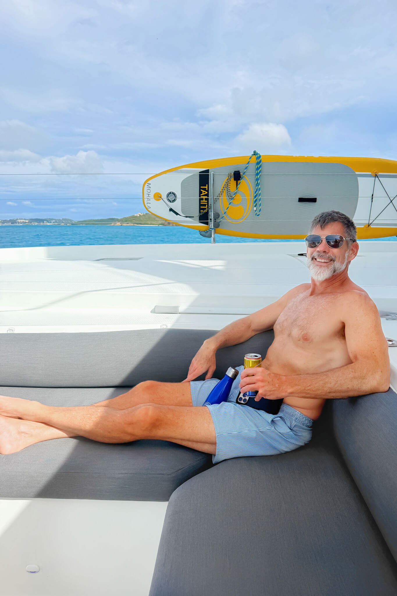 Matt on our Tradewinds Antigua sailing trip