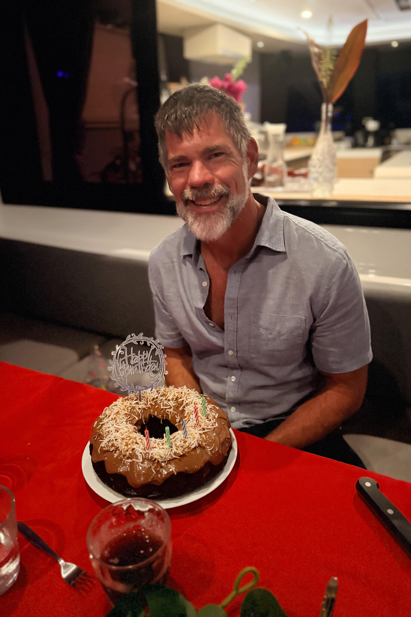 Matt's birthday on our Antigua Tradewinds Mohala Sailing