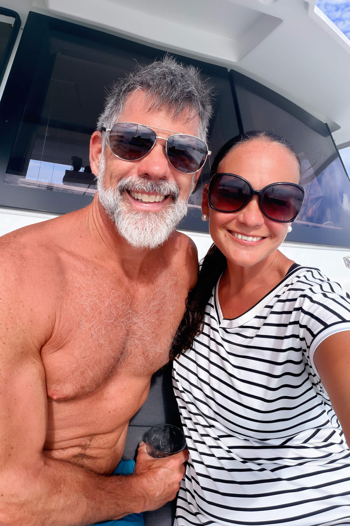 Matt and I on our Tradewinds Antigua sailing trip