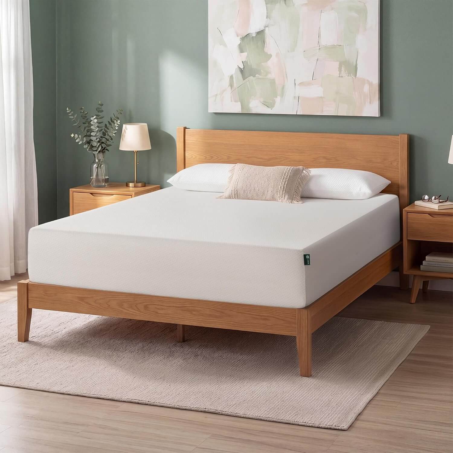 Zinus 12" Green Tea Mattress for Airbnb Rentals
