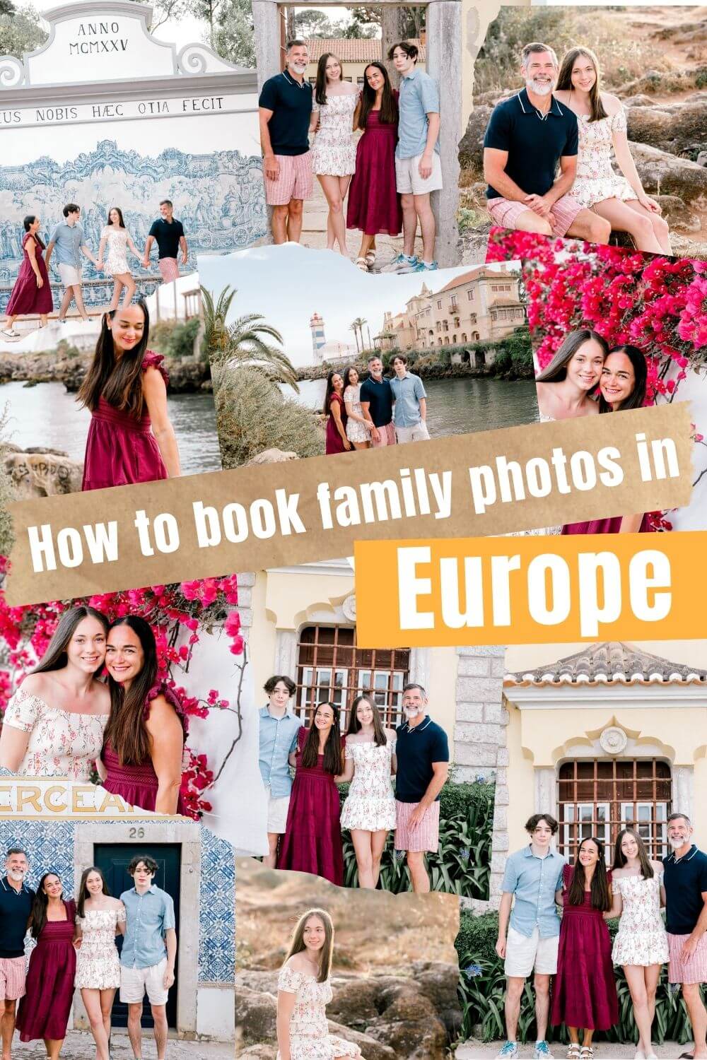 Booking Family Photos in Europe