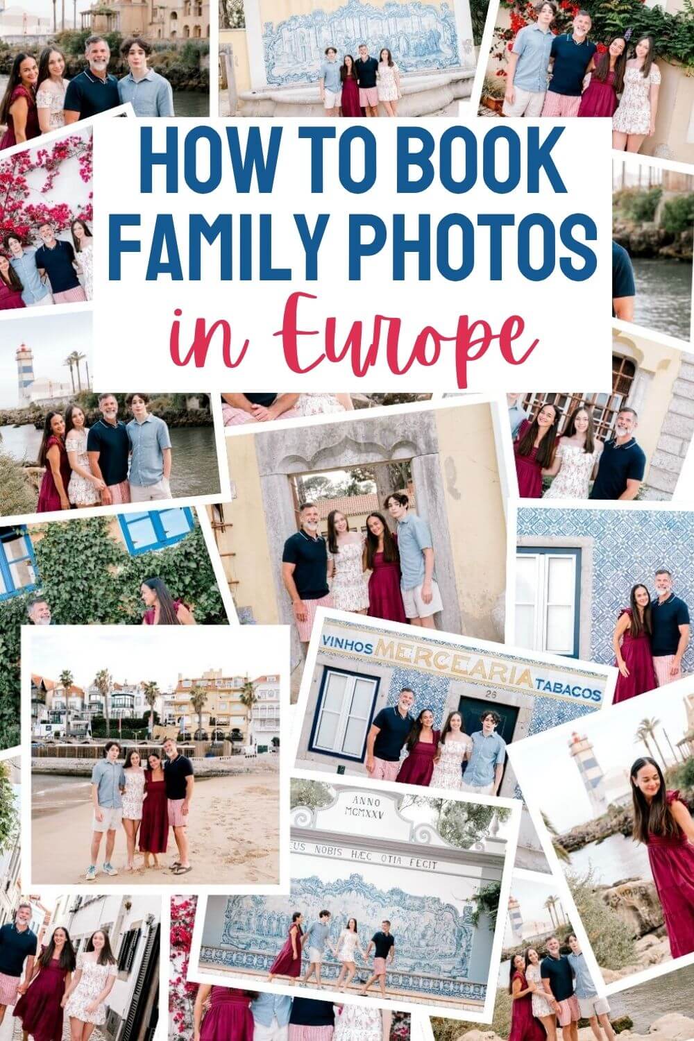 How to Book Family Photos in Europe Guide