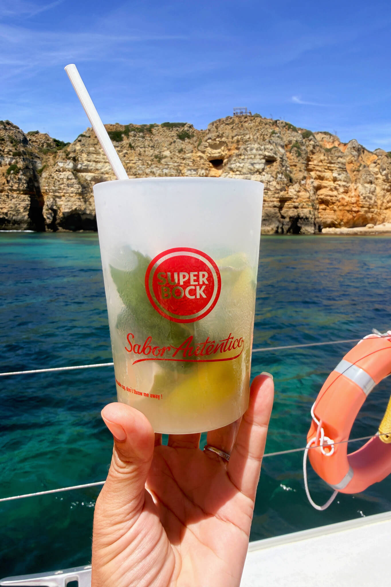 Drinks on Lagos Catamaran Cruise