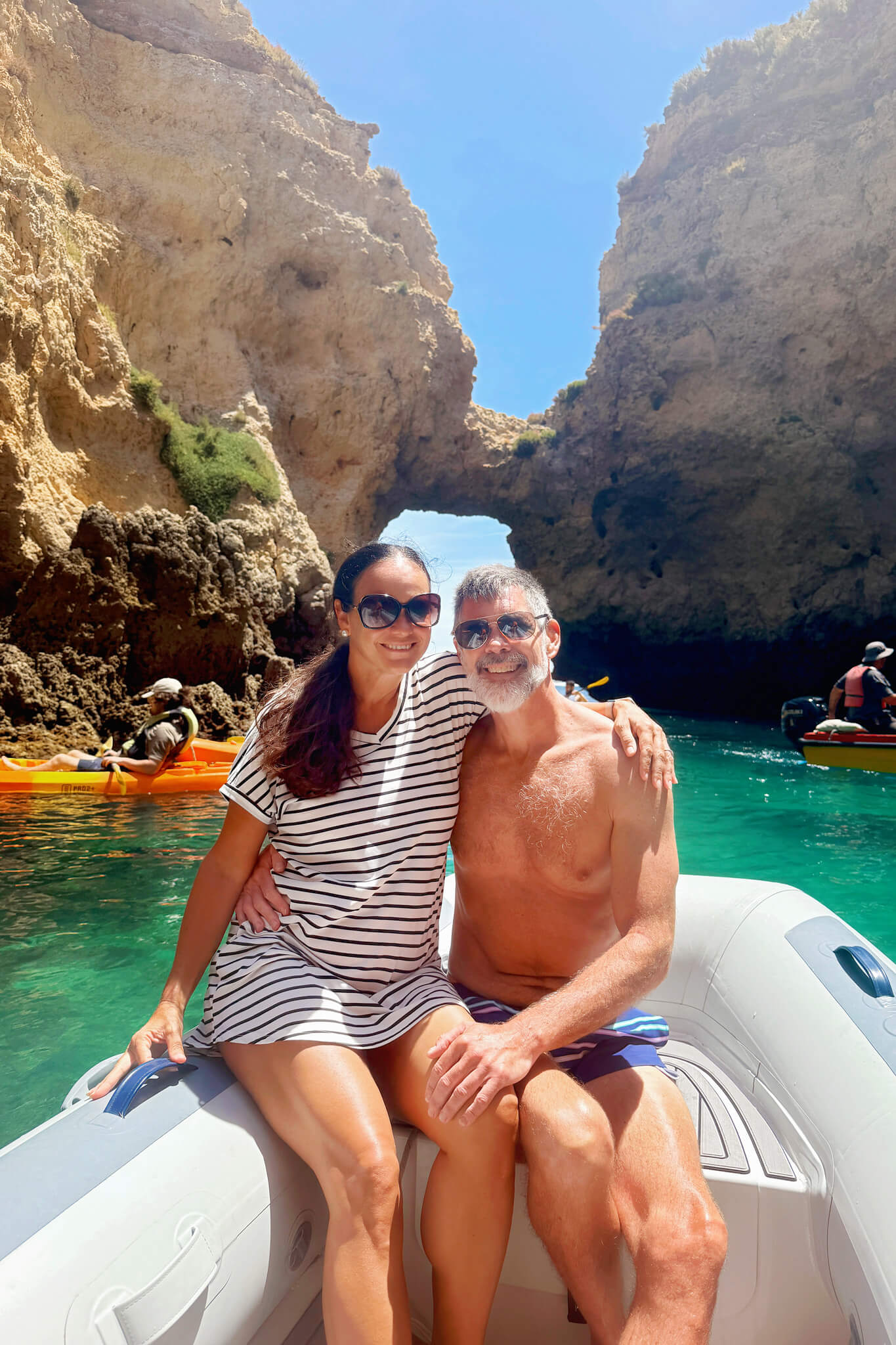Matt and Sarah on our Lagos Catamaran Cruise