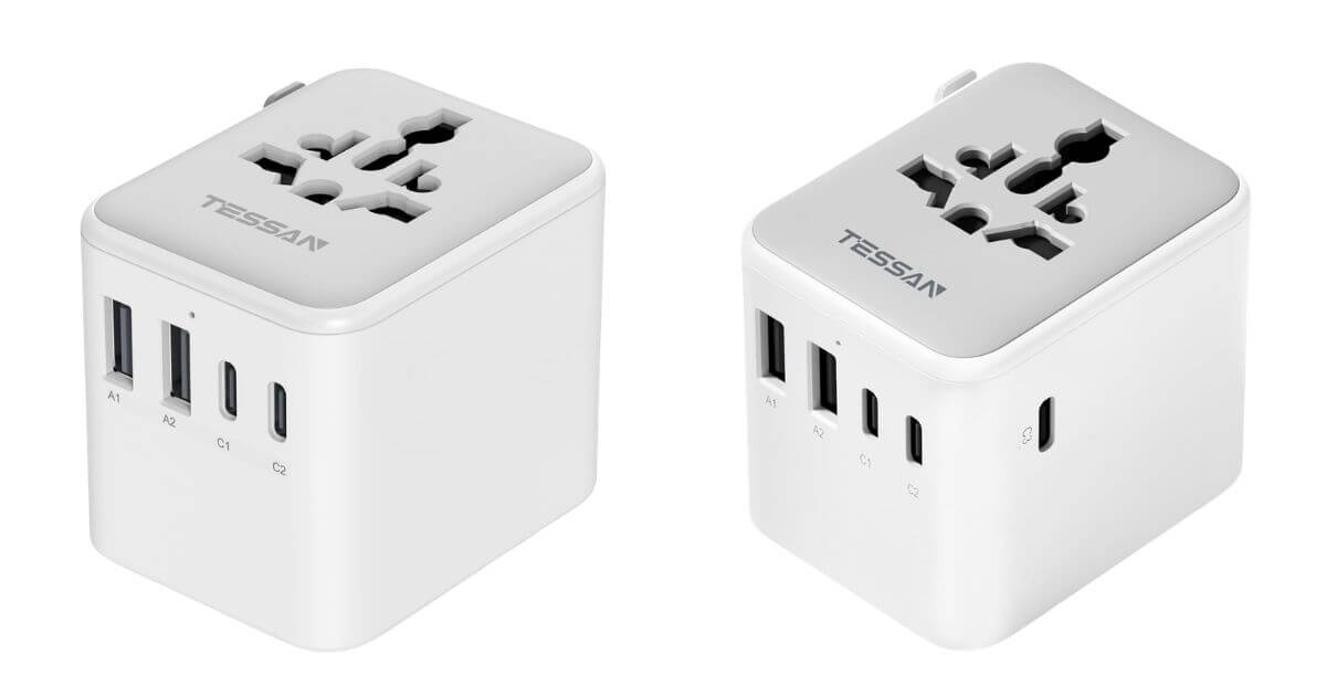 Tessan Universal European Plug Adaptors