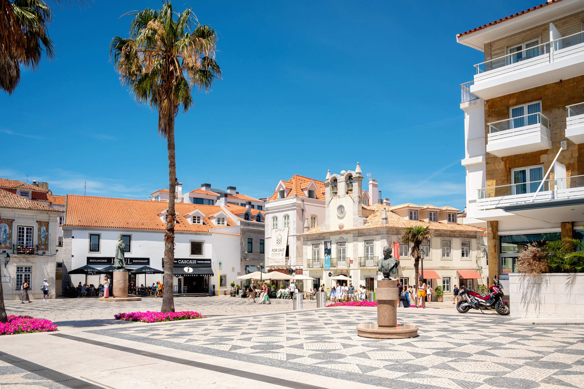 Square in Cascais Portugal