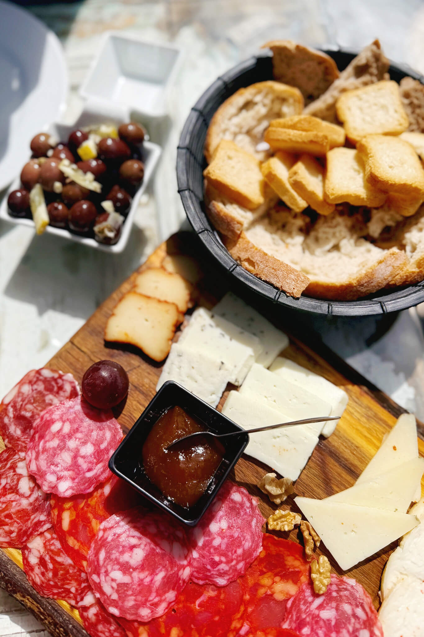 Meat and Cheese Tray at the Tasting Room in Cascais