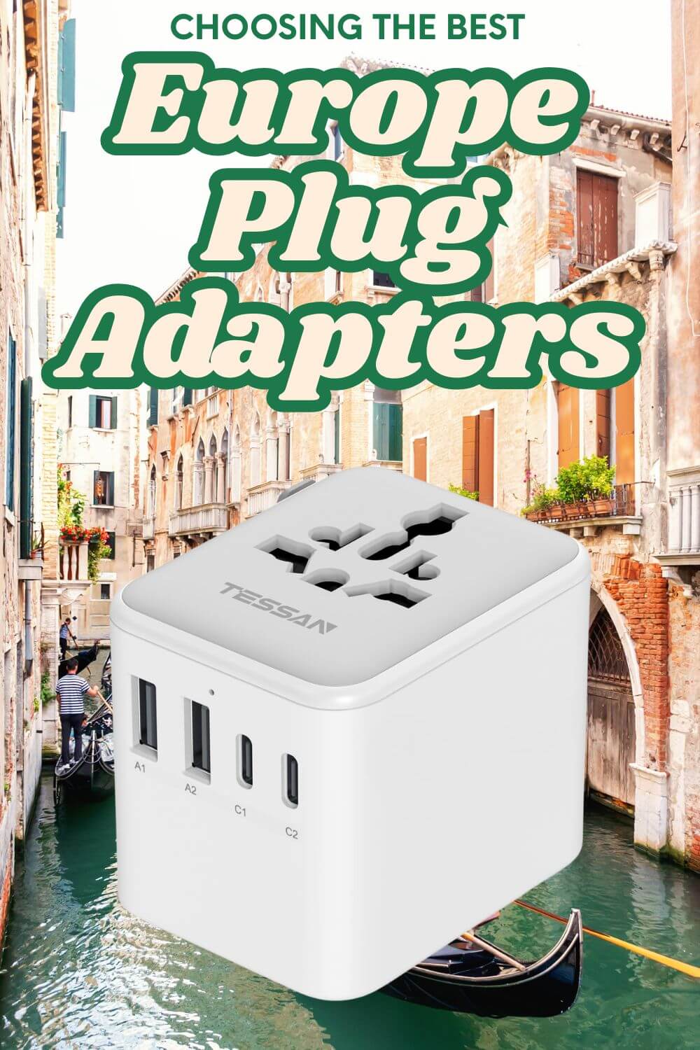 Europe Plug Adaptors (Pinterest Pin)