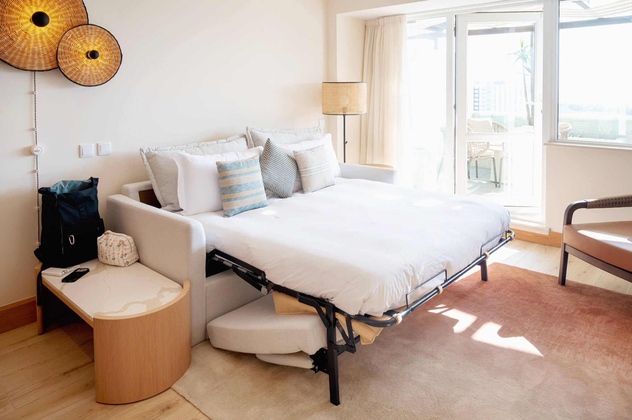 Hyatt Regency Vilamoura Algarve Sof bed in suite