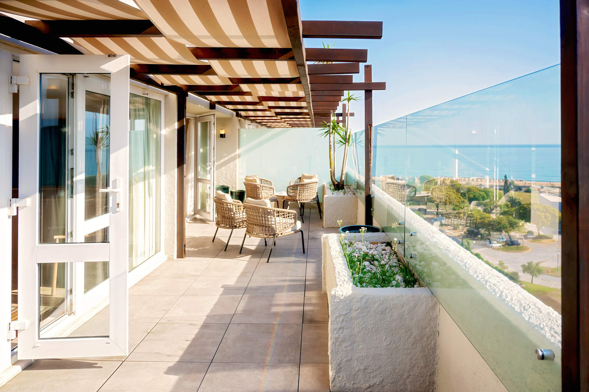 our regency suite balcony at the Hyatt regency algarve