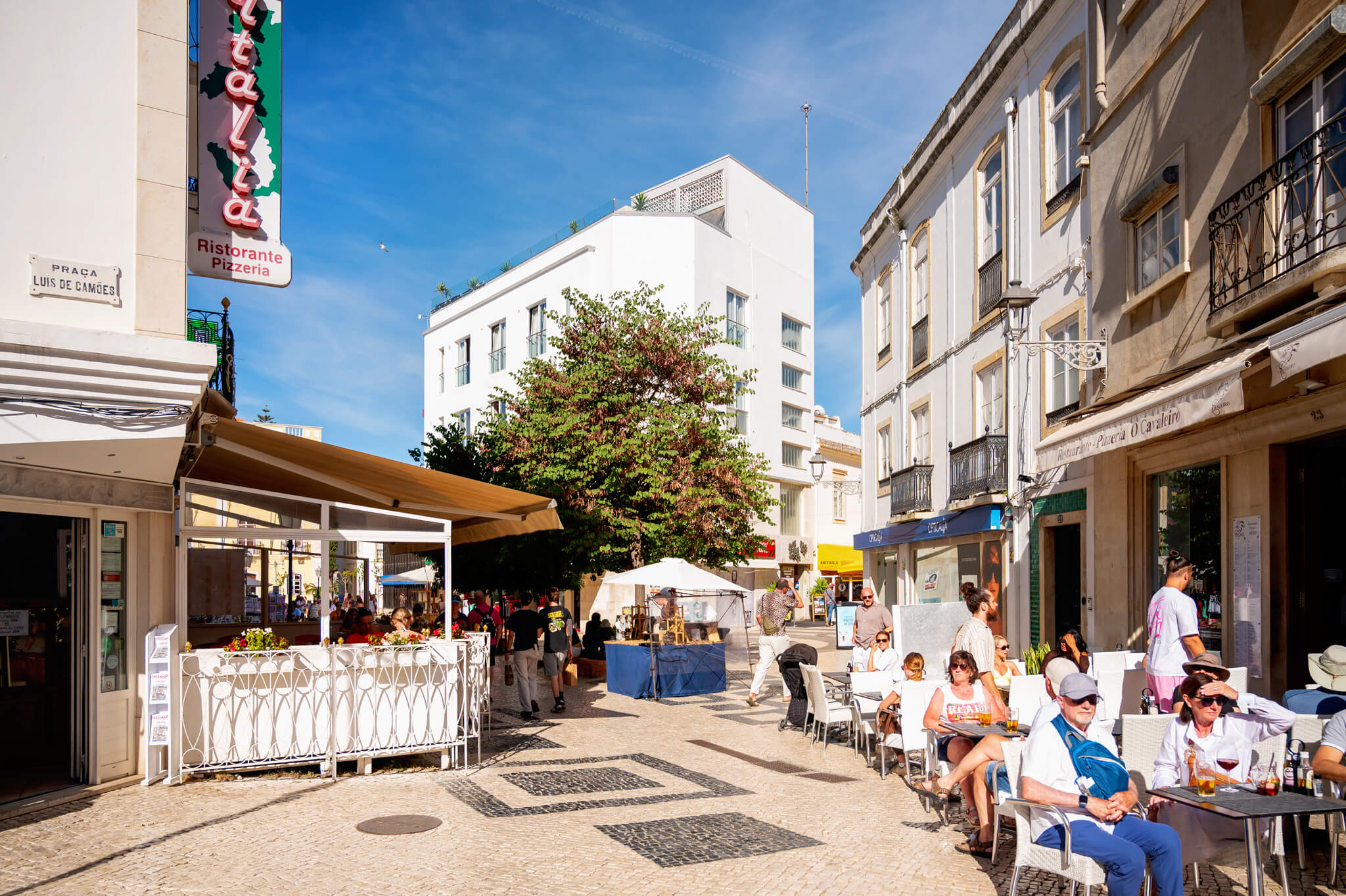 Square in Old Town Lagos Portugal