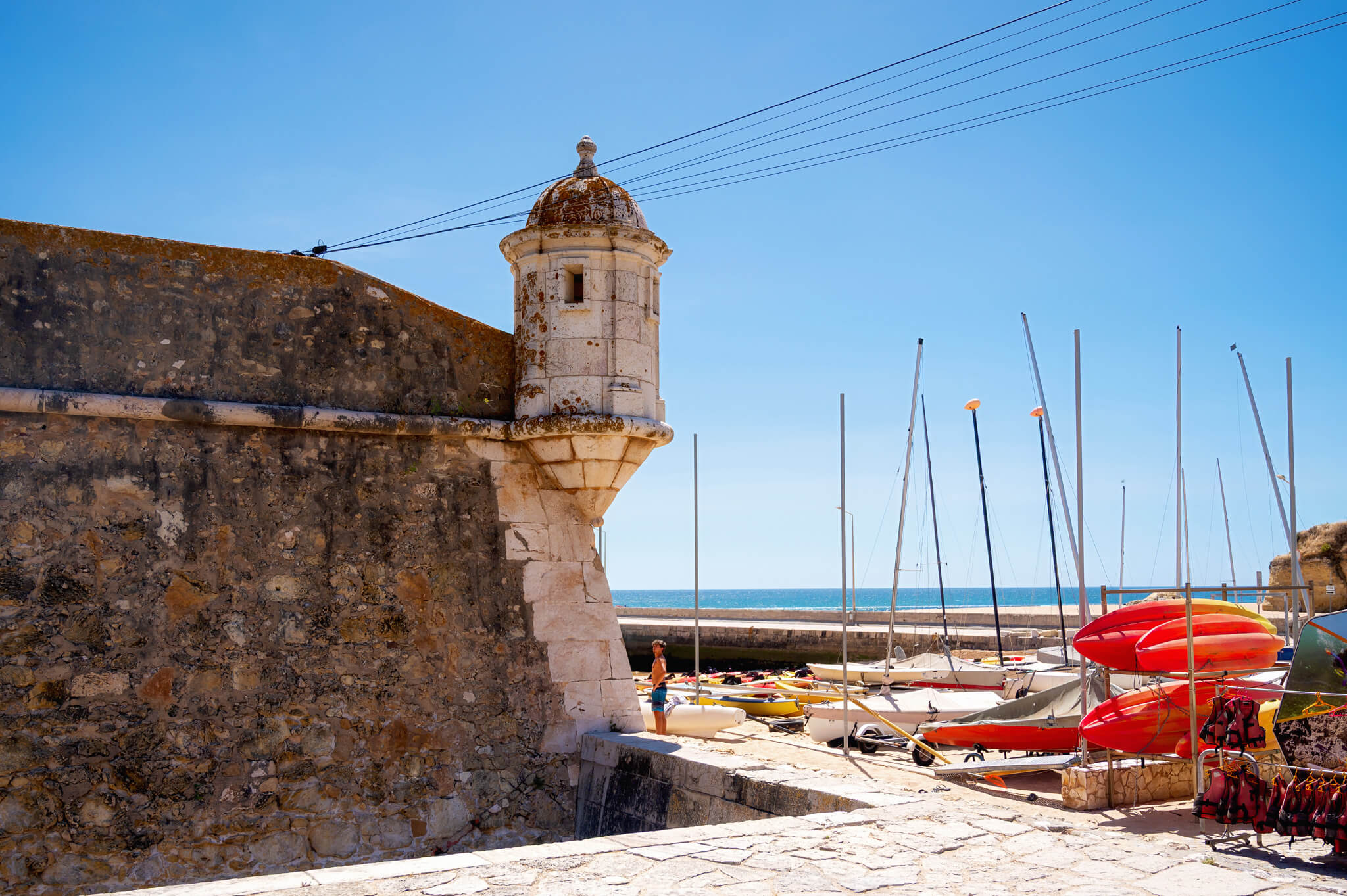 waterfront in Lagos Portugal