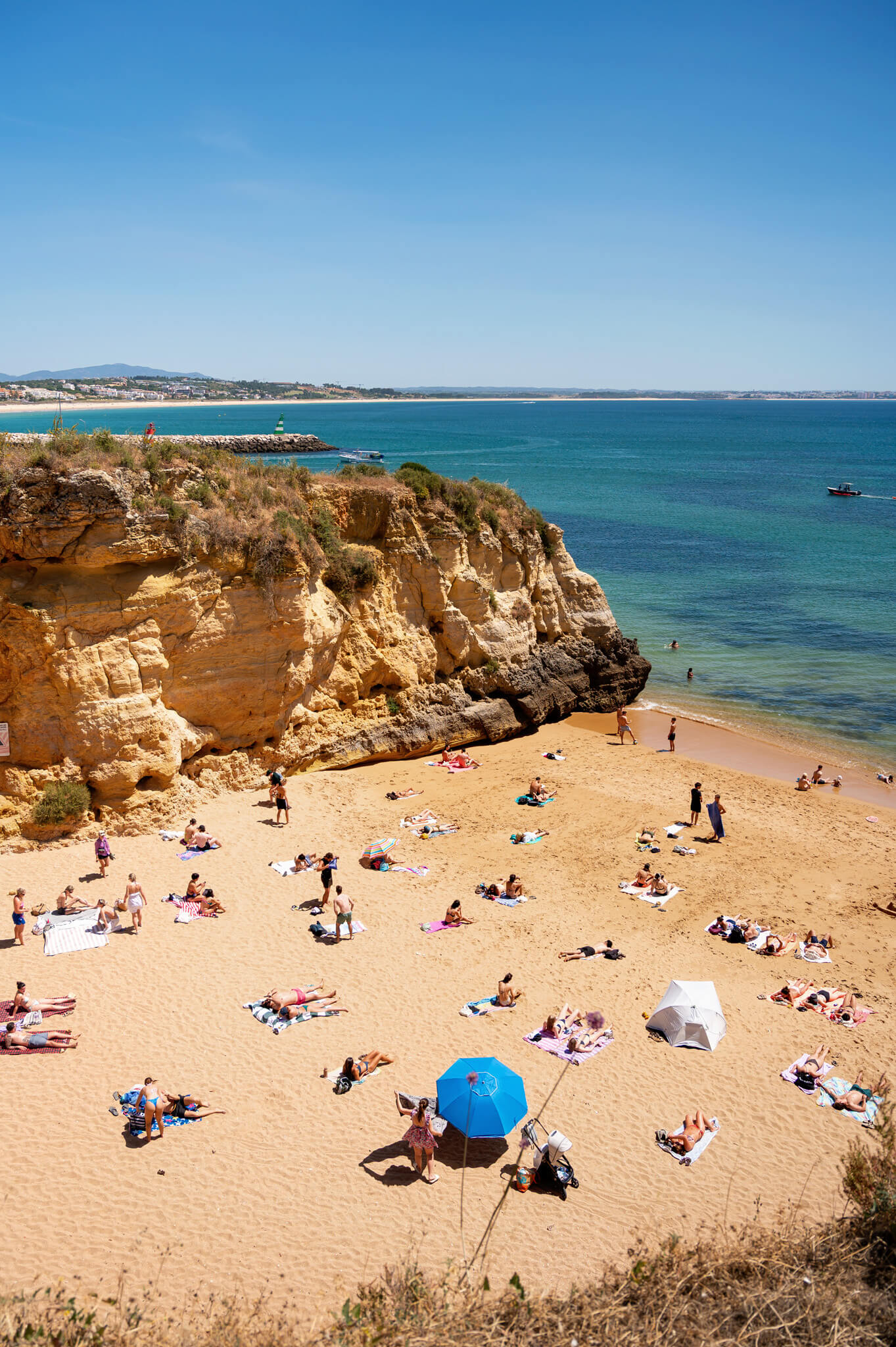 beautiful beach in Lagos Portugal