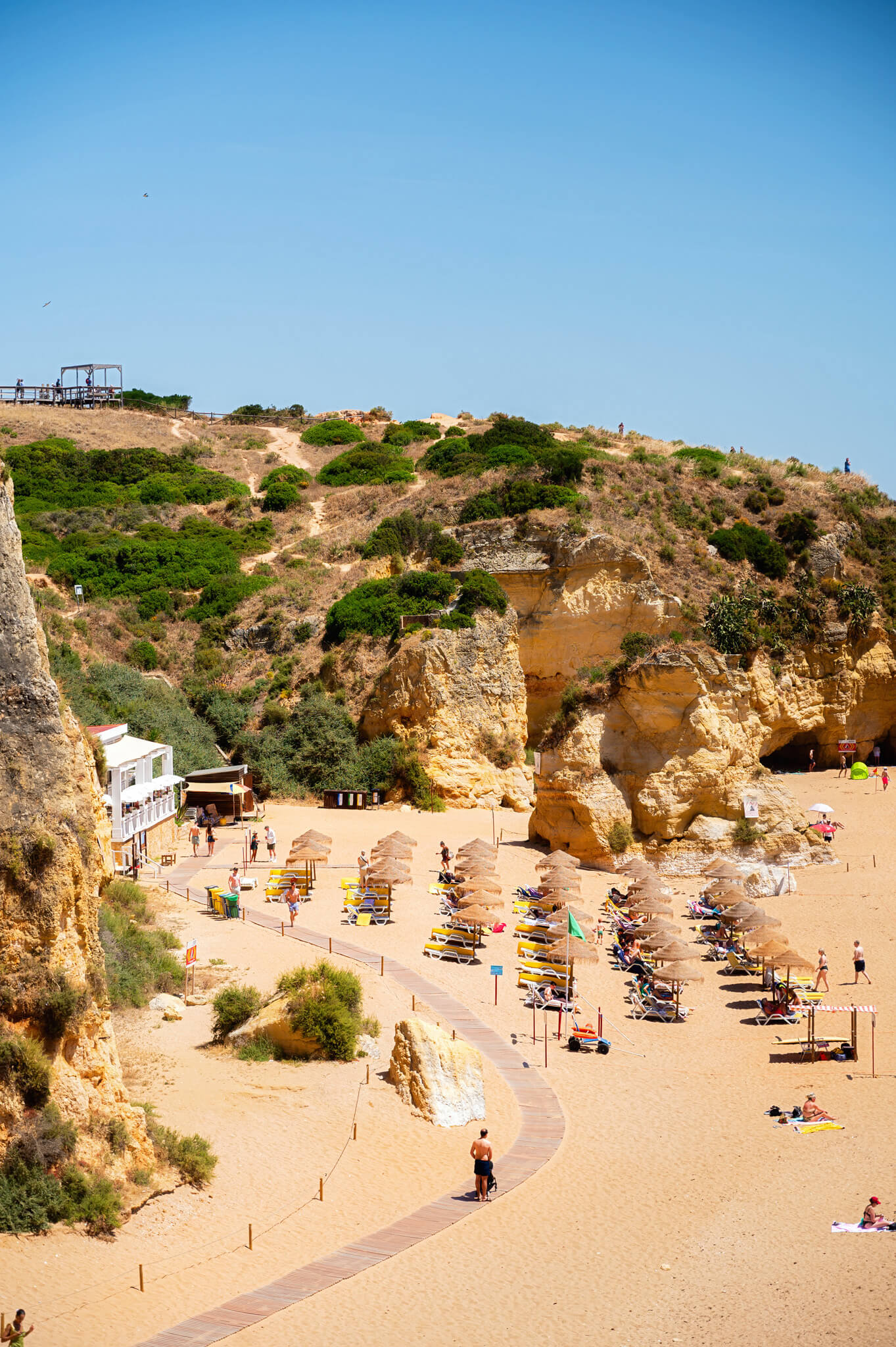 Lago Portugal beach with beach chair rentals