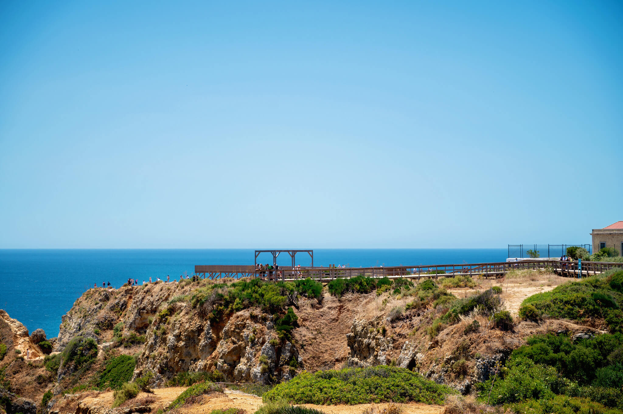 View from the Lagos coastal walk to Ponta da Piedade in the Algarve