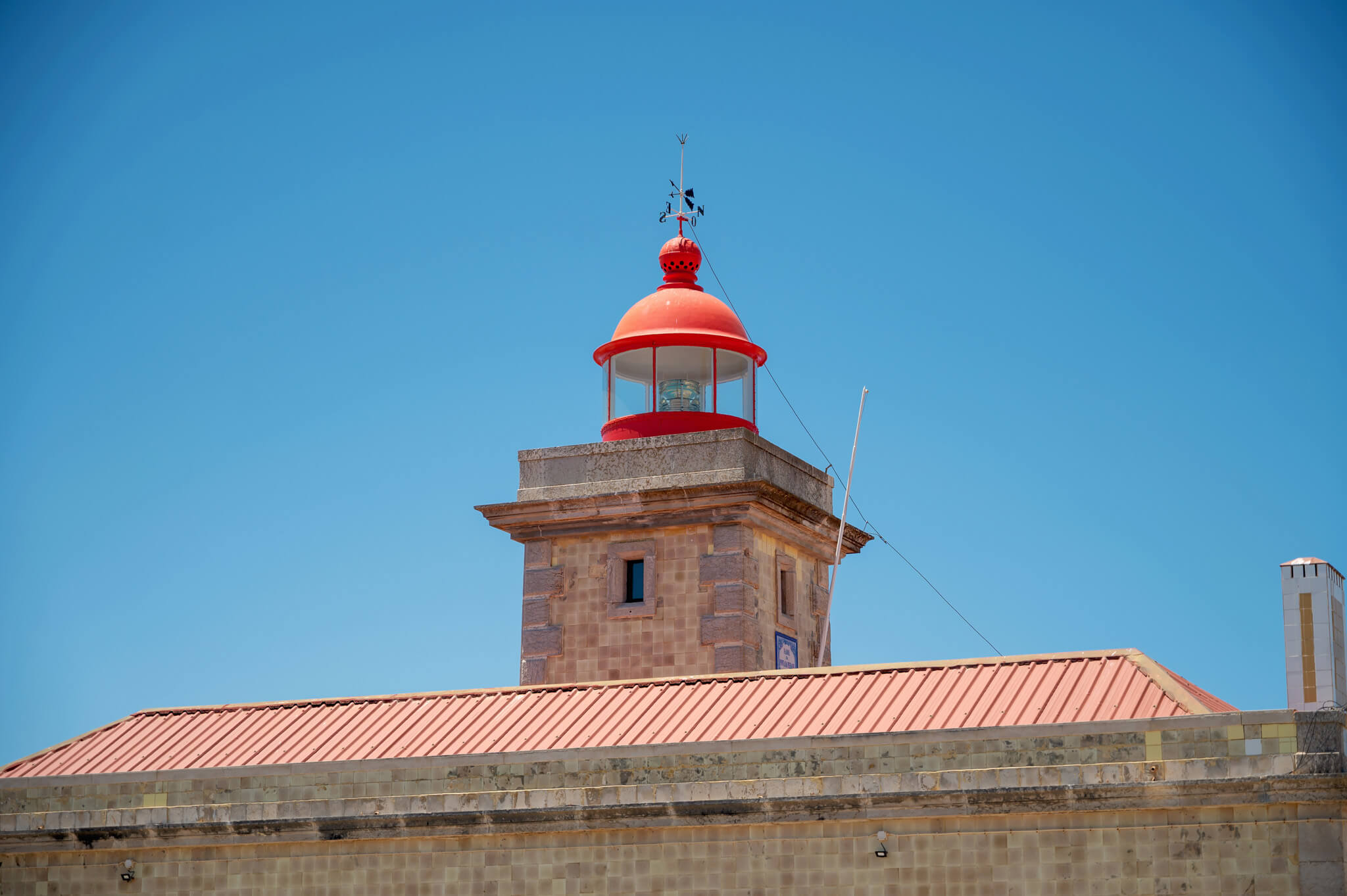 Lighthouse near Ponta da piedade
