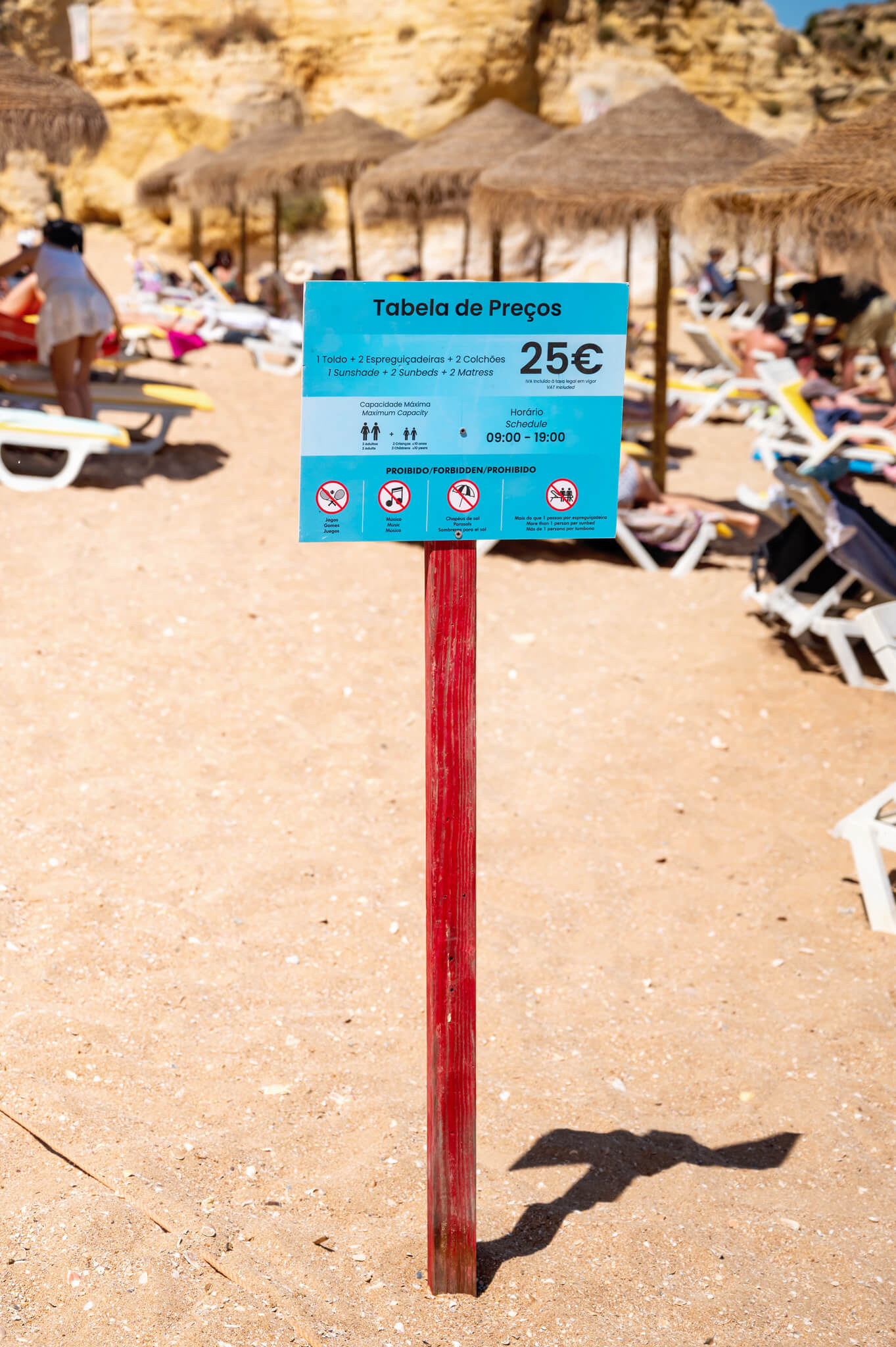 beach chair rental prices in Lagos