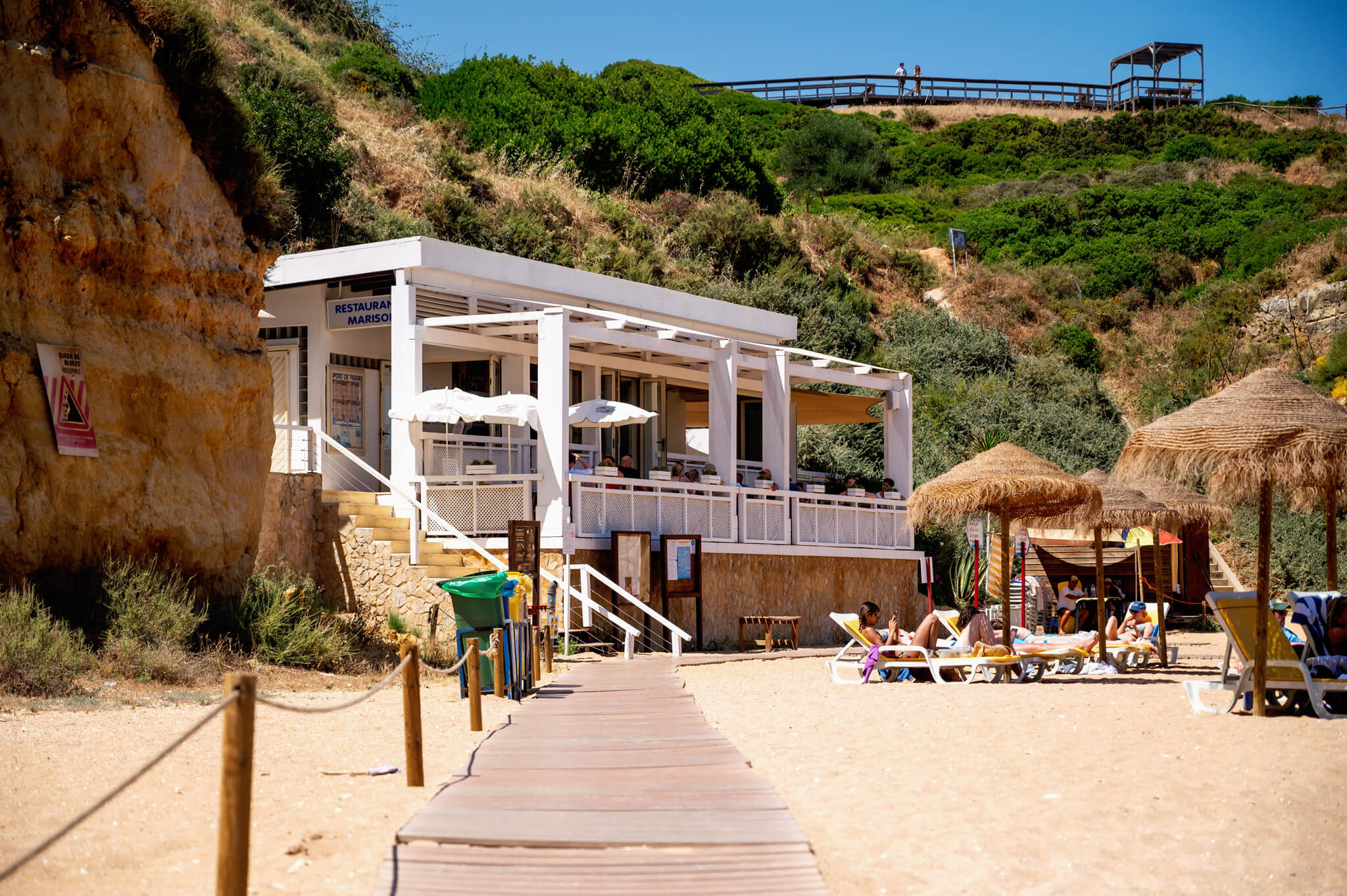 marisol restaurant at Lagos beach
