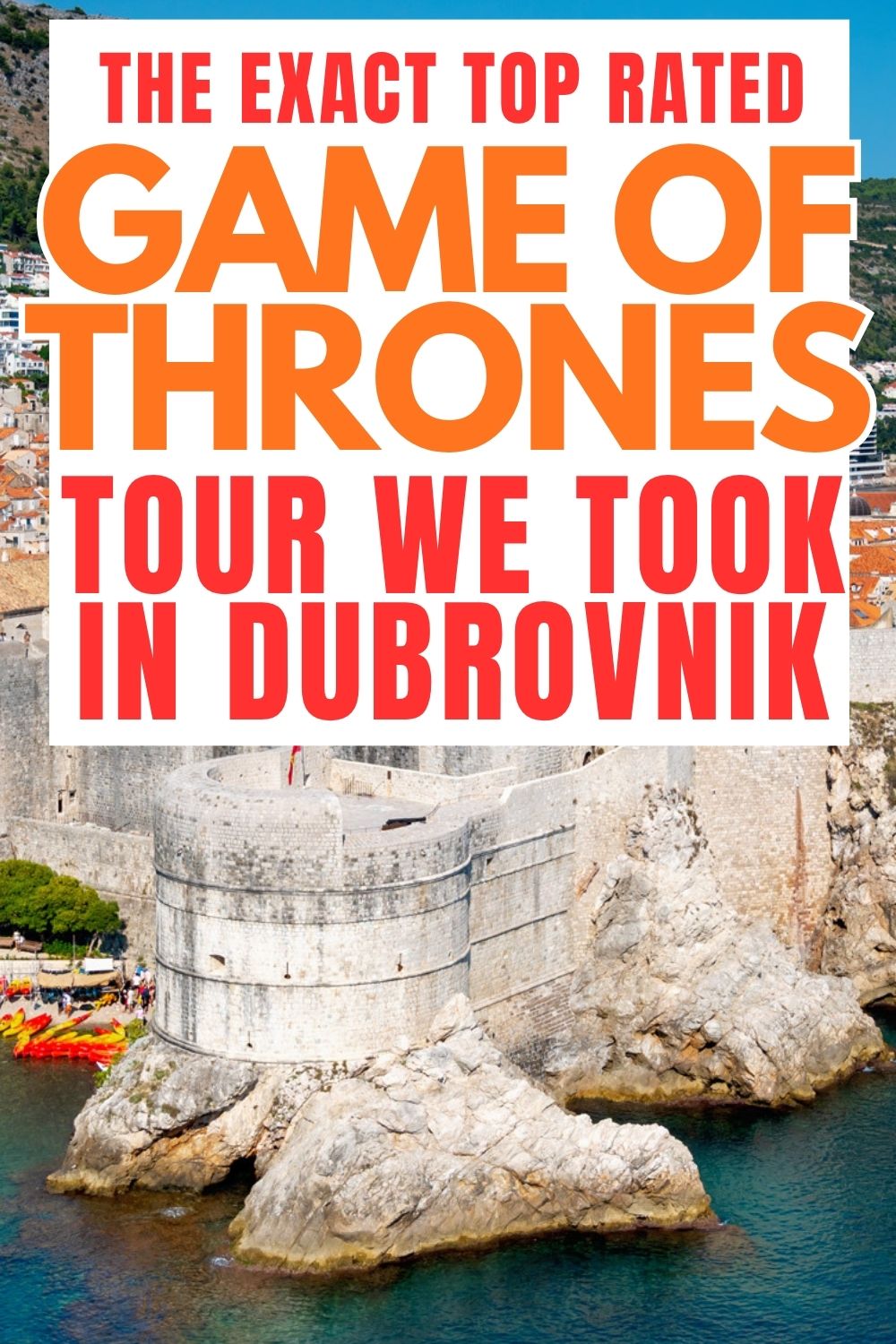 Game of Thrones Tour in Dubrovnik Link