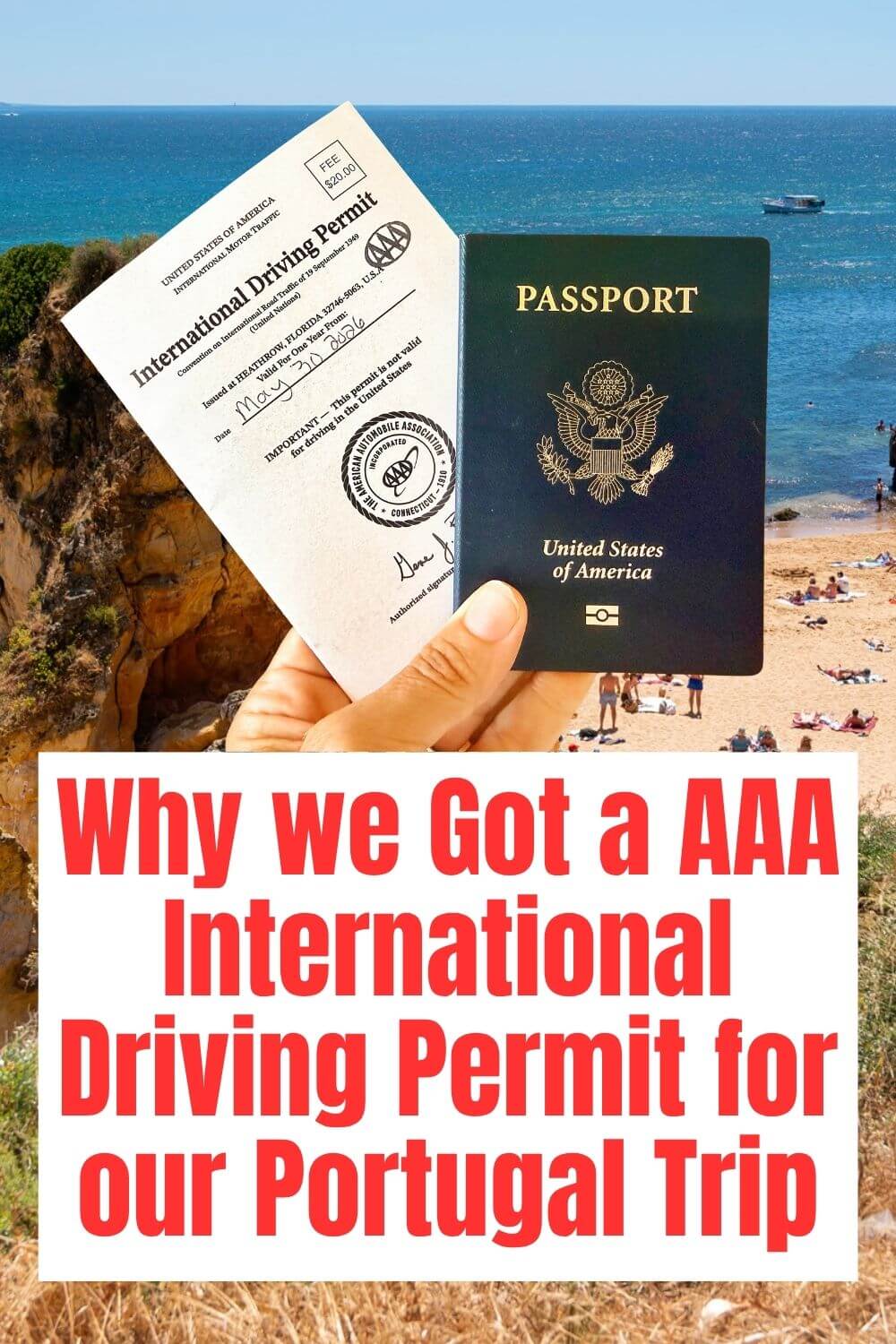 International Driving Permit from AAA for Portugal Trip