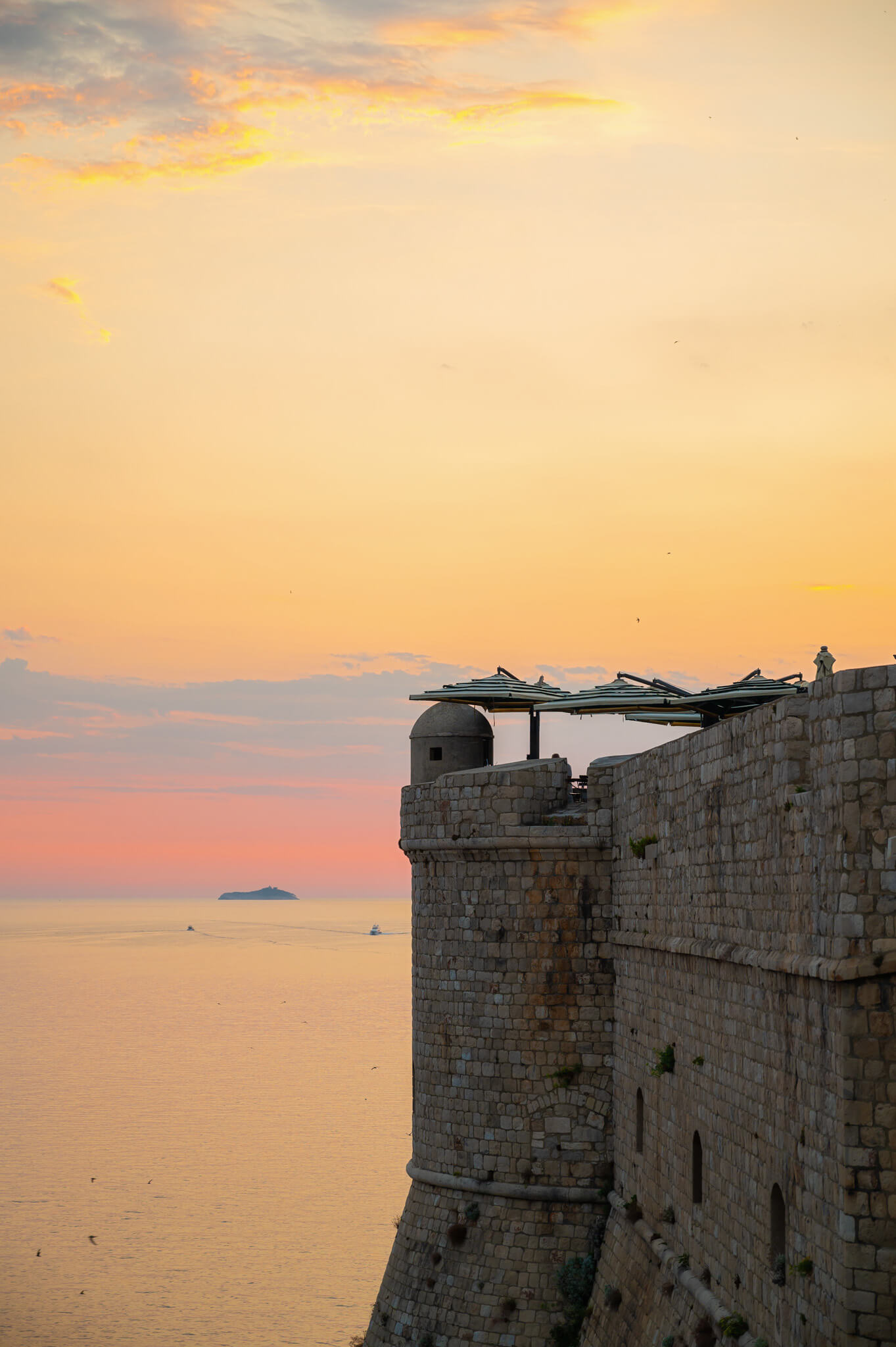 Sunset in Dubrovnik