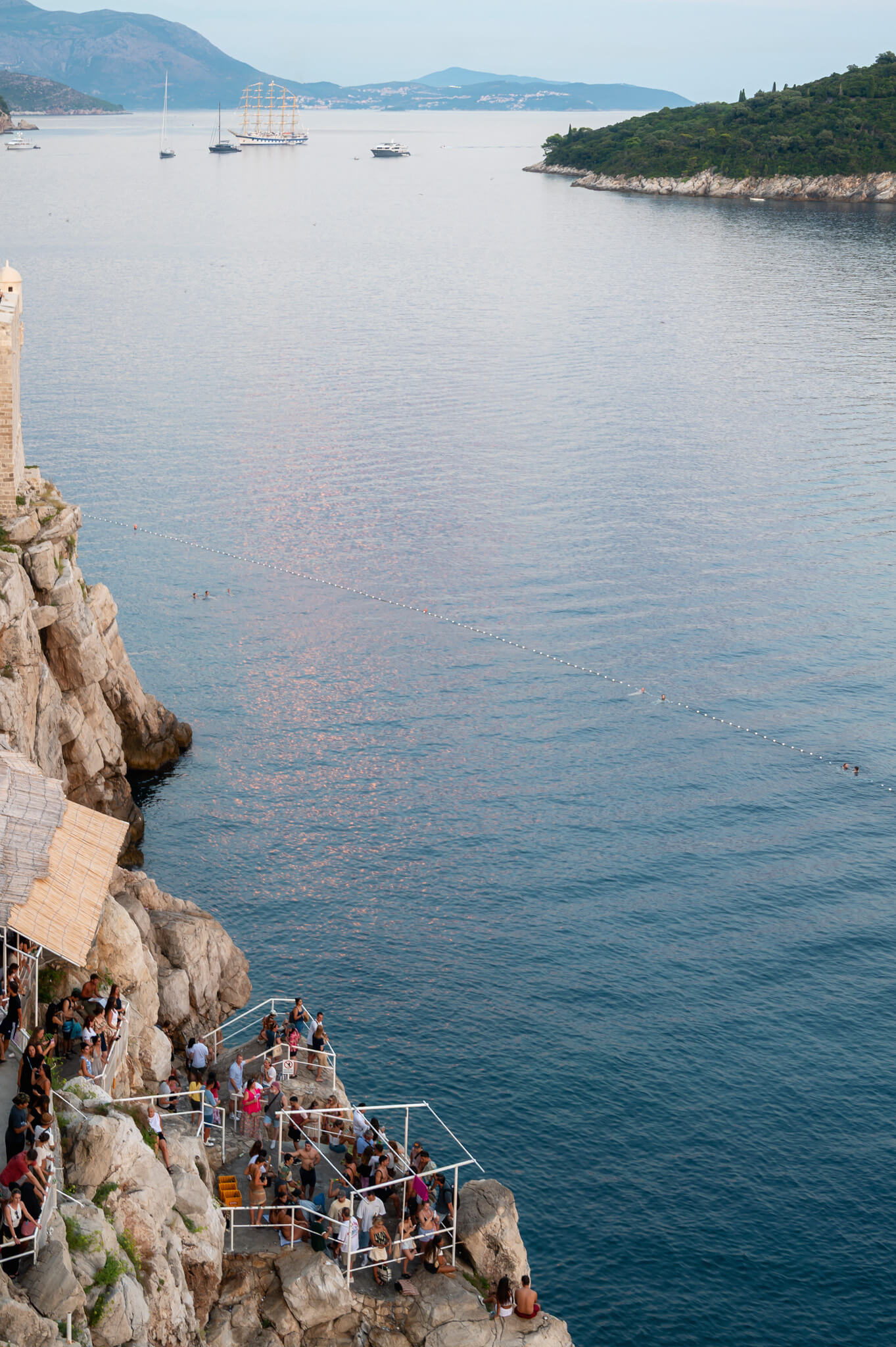 Buza Bar Dubrovnik Croatia at Sunset