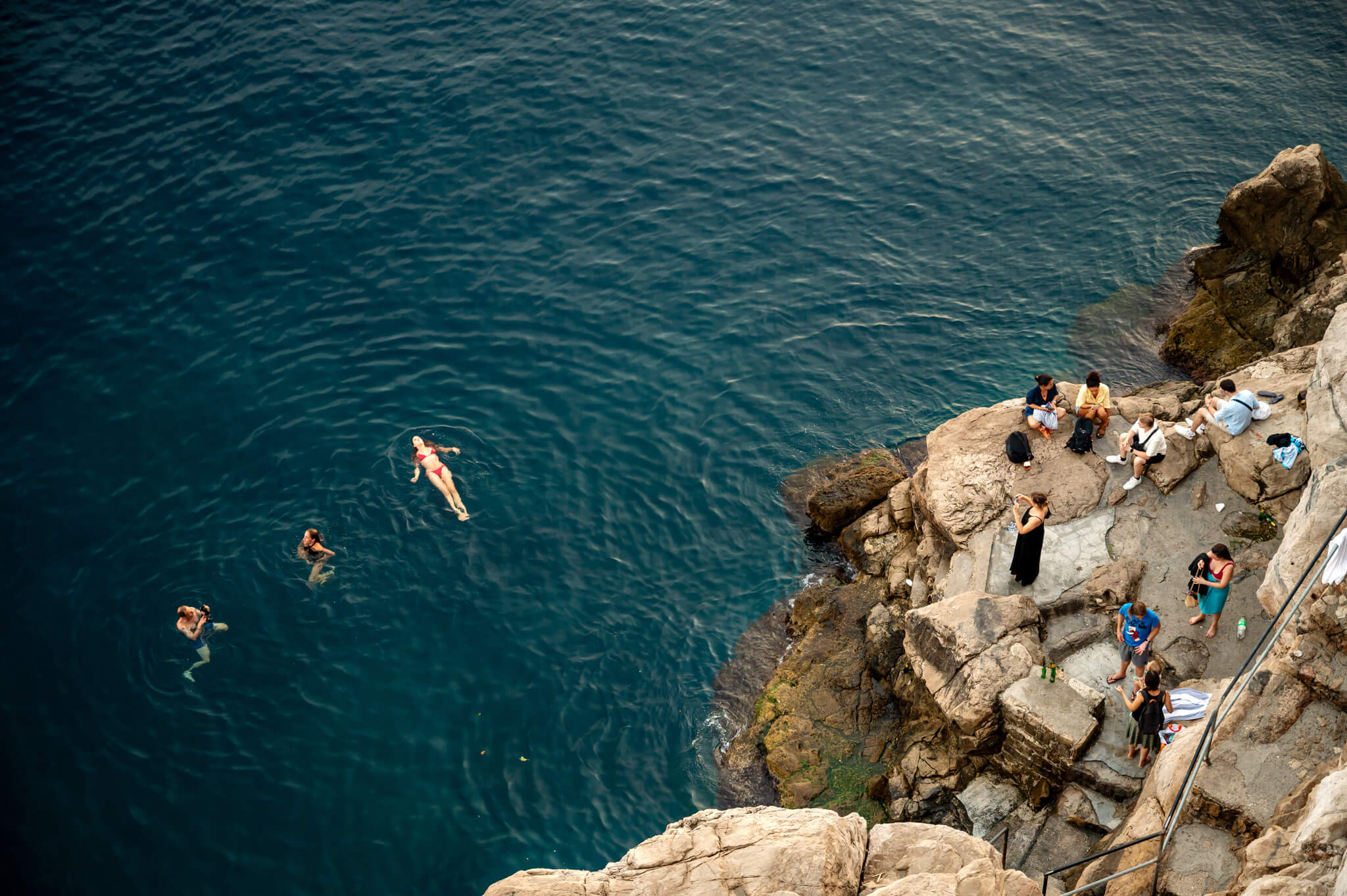 Swimming in Dubrovnik Croatia