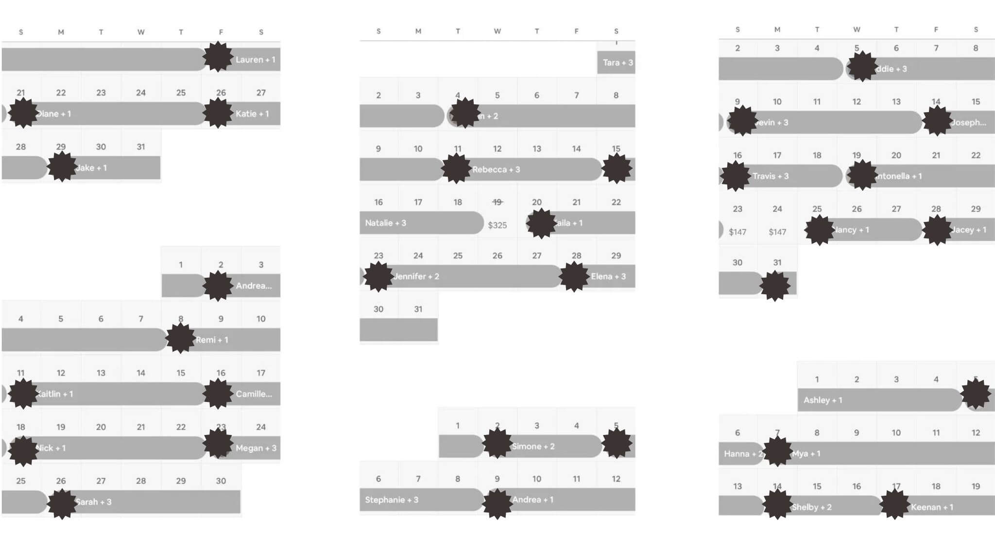 Full Airbnb Calendar