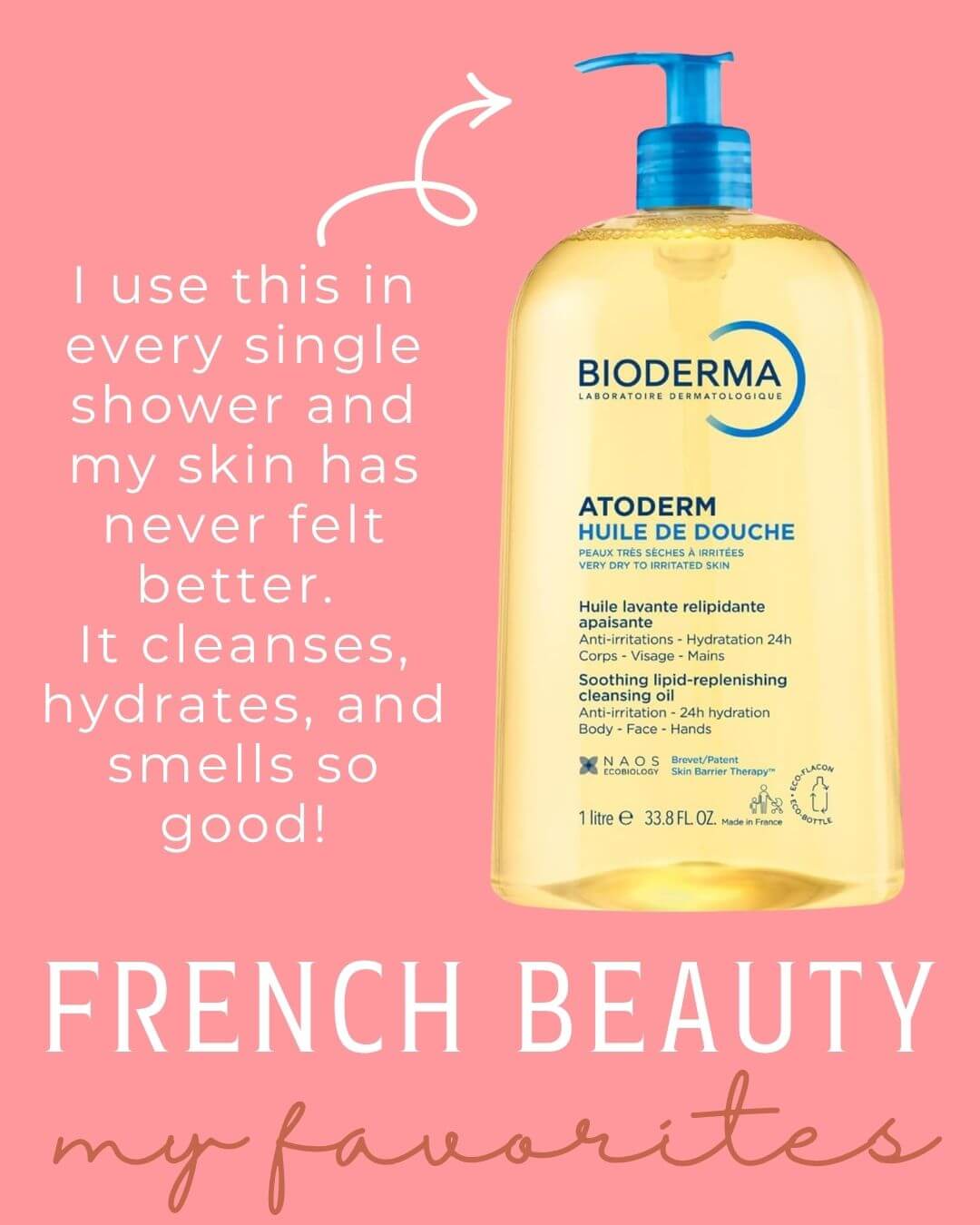 Bioderma shower oil