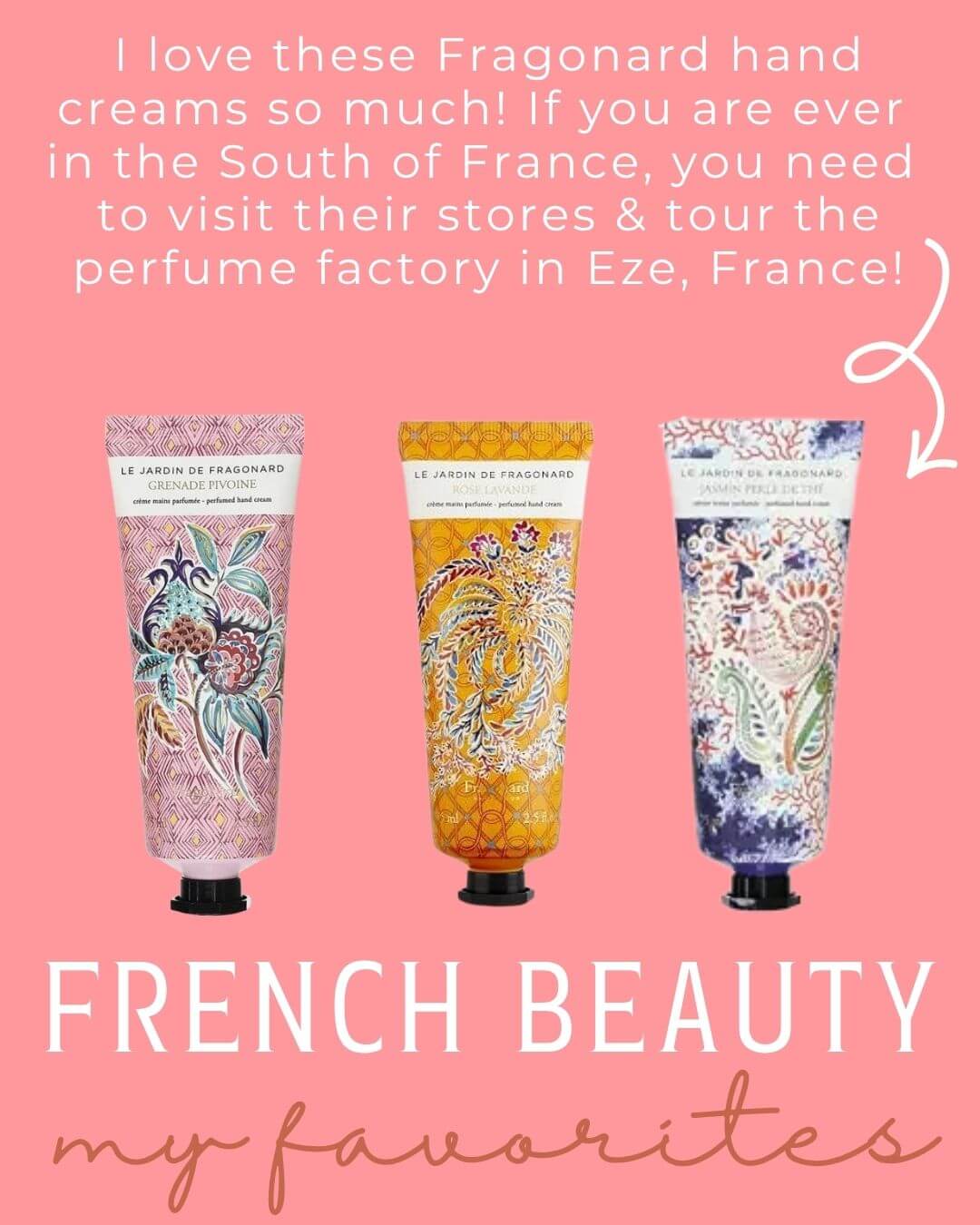Fragonard hand creams