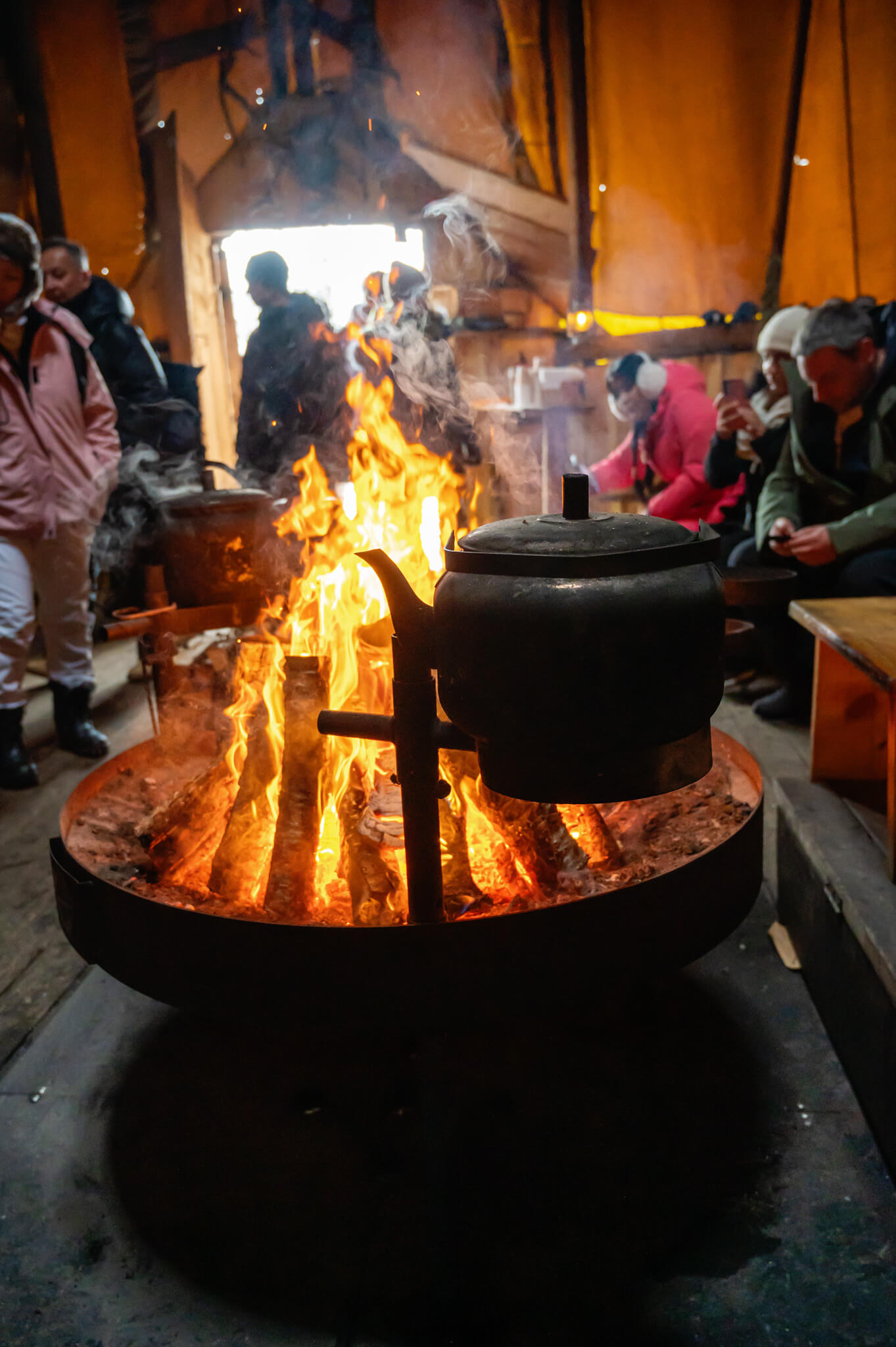 Tromso Norway 23 • Our Little Lifestyle Sami camp at Reindeer feeding in Tromso Norway